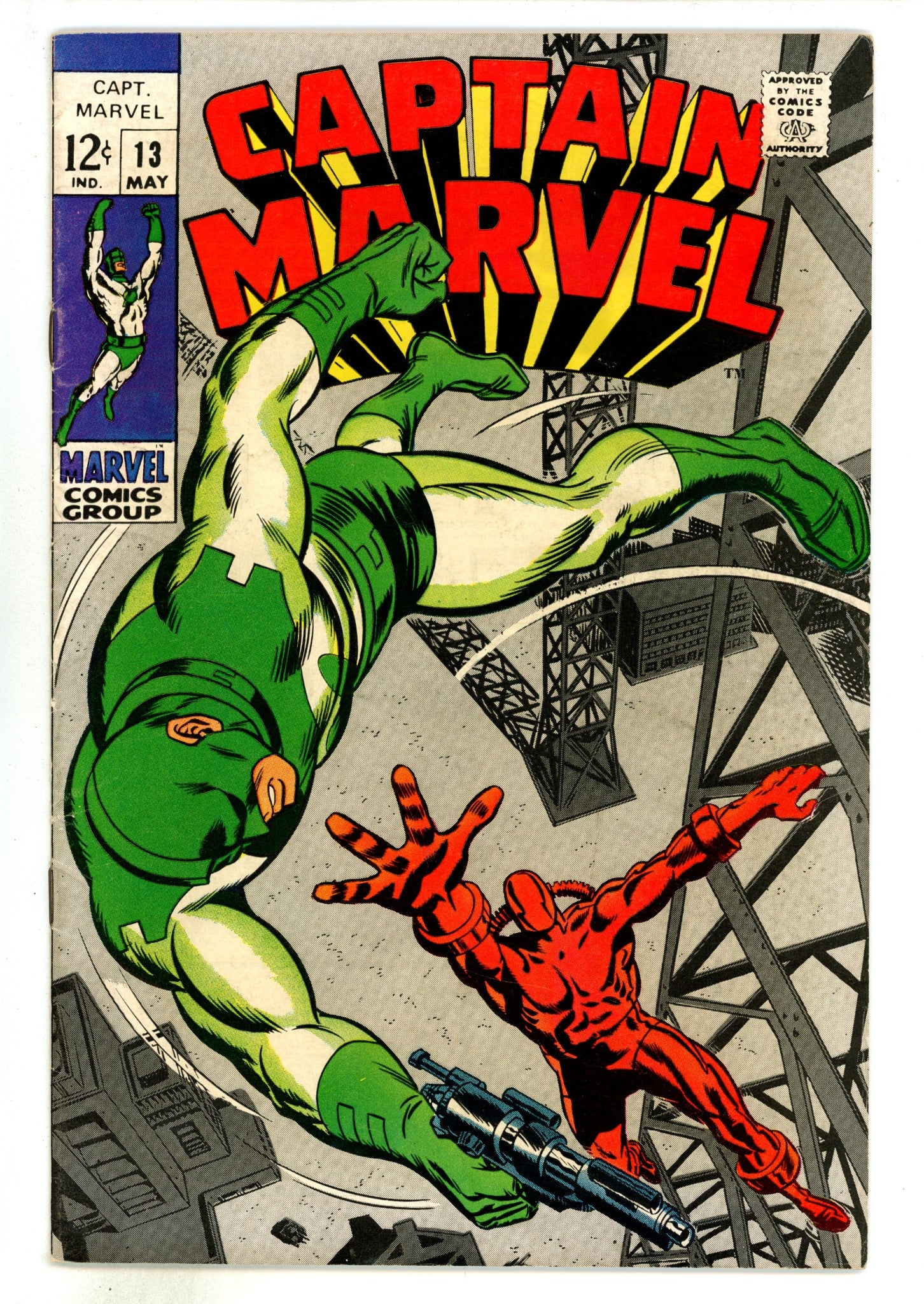 Captain Marvel Vol 1 13 FN (6.0) (1969) 