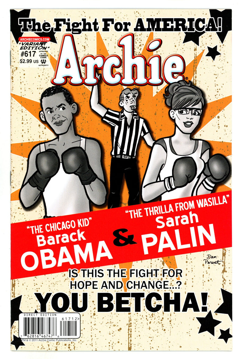 Archie Vol 1 617 High Grade (2011) Parent Variant 