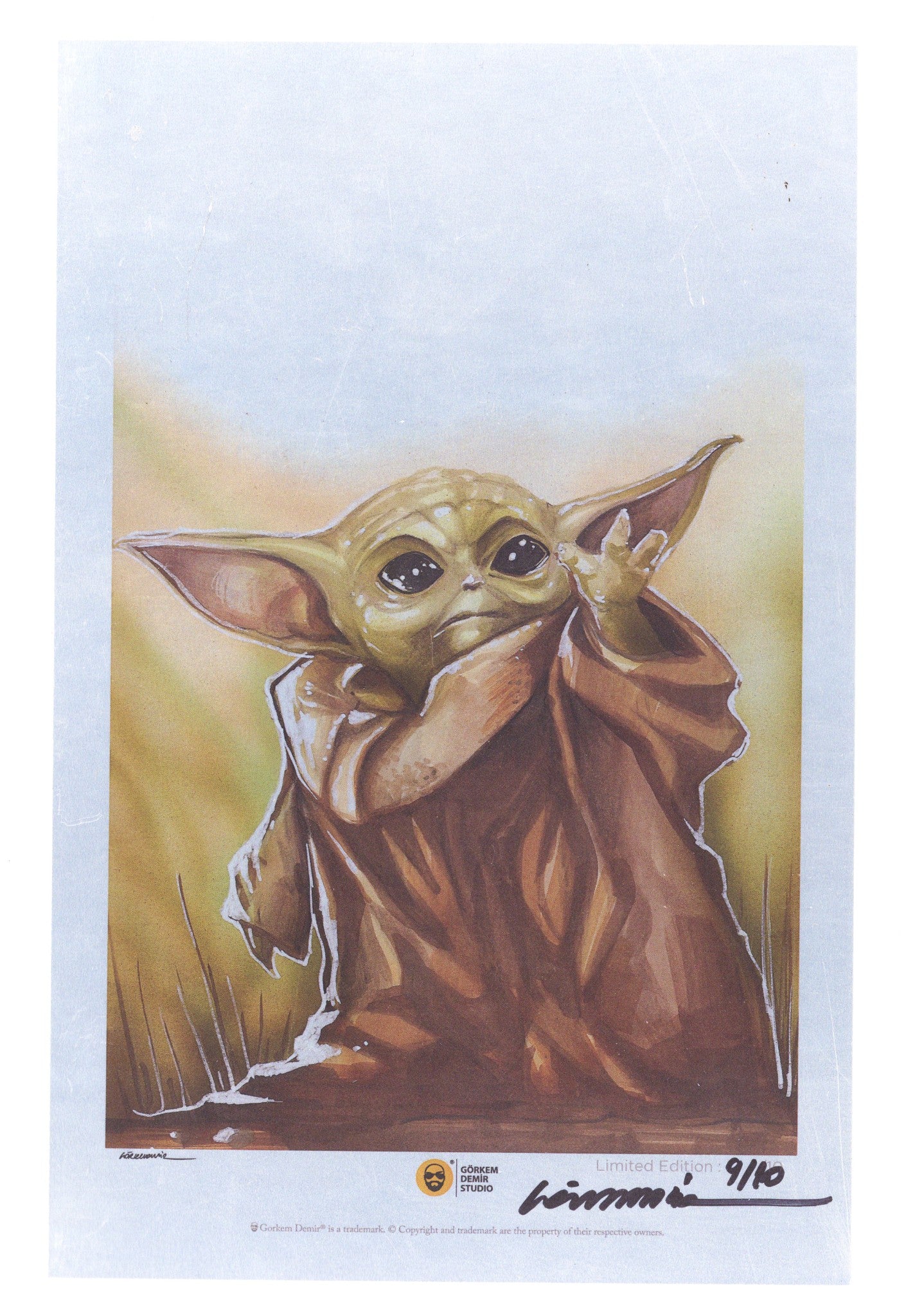 Baby Yoda Foil Print       9/10  ()        Signed x1 Cover Gorkem Demir 
