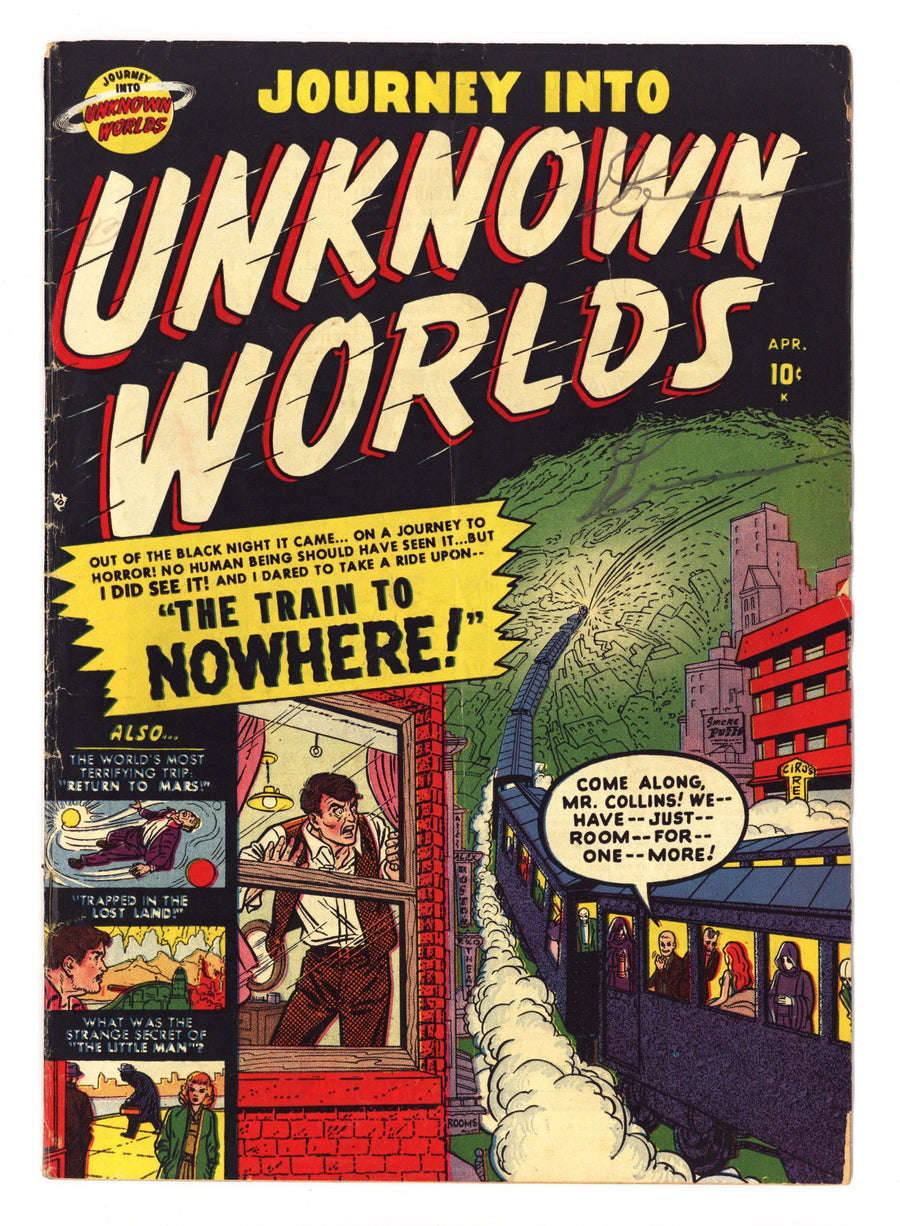 Journey into Unknown Worlds Vol 1 4 VG (4.0) (1951) 