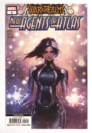 War of the Realms: New Agents of Atlas 1 NM- (9.2) (2019) 2nd Print
