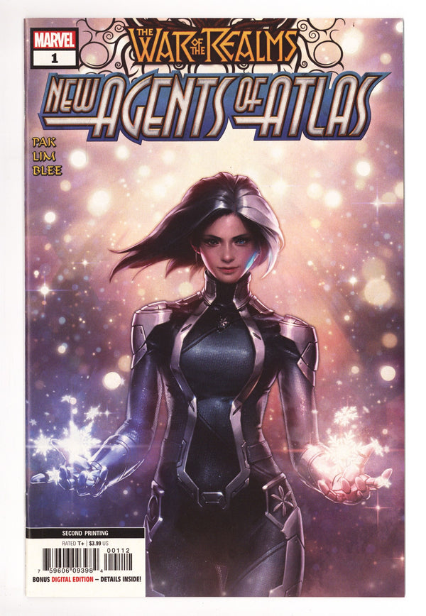 War of the Realms: New Agents of Atlas 1 NM- (9.2) (2019) 2nd Print