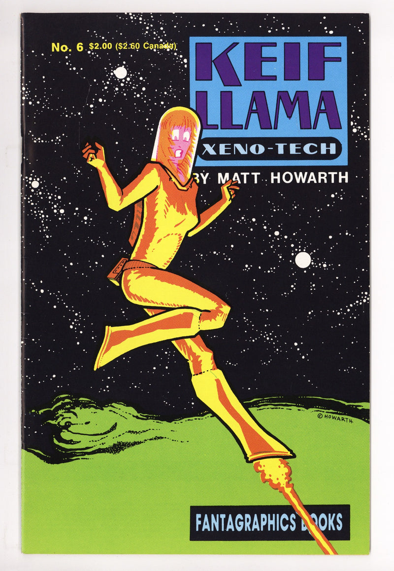 Keif Llama -- Xeno-Tech Vol 1 6 High Grade (1989) 