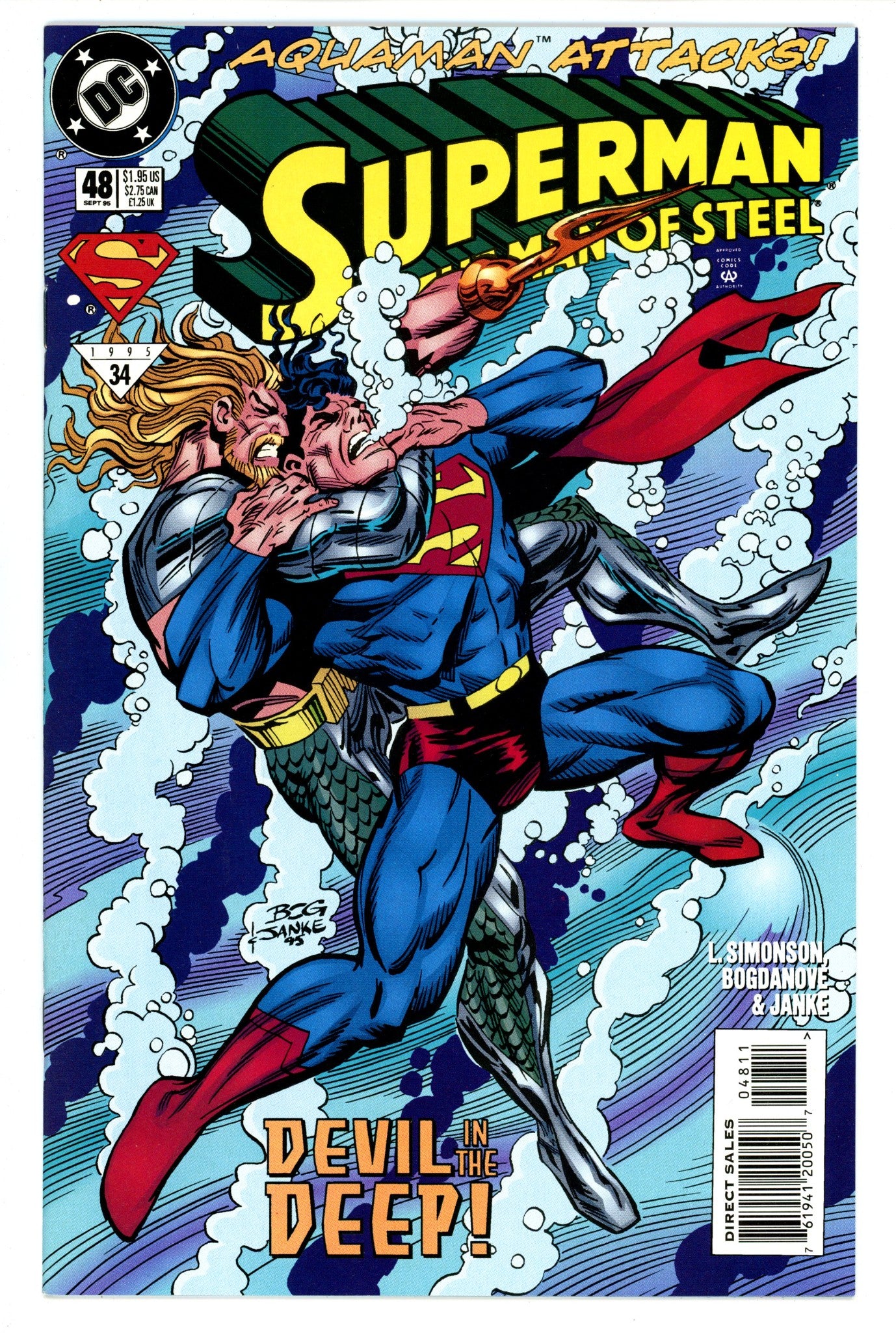 Superman: The Man of Steel 48 High Grade (1995) 