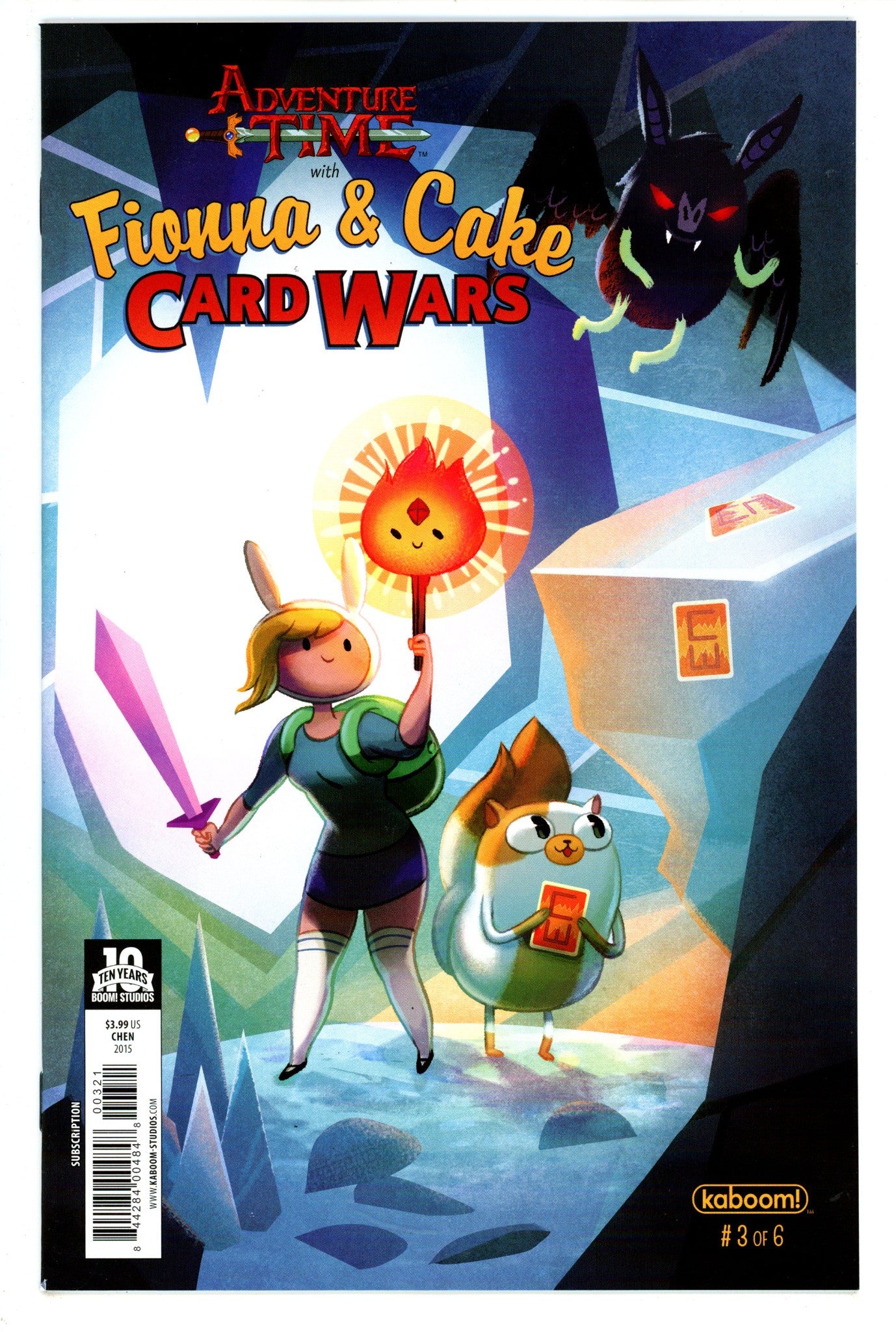 Adventure Time with Fionna and Cake: Card Wars 3 VF/NM (9.0) (2015) Variant 