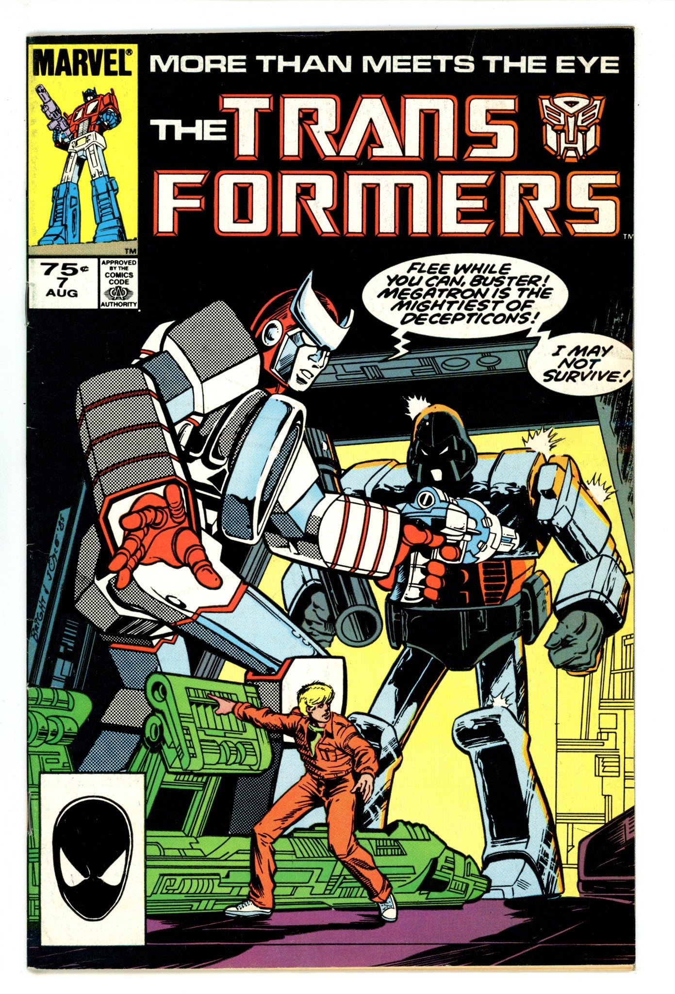 The Transformers 7 Low Grade (1985) 3rd Print 