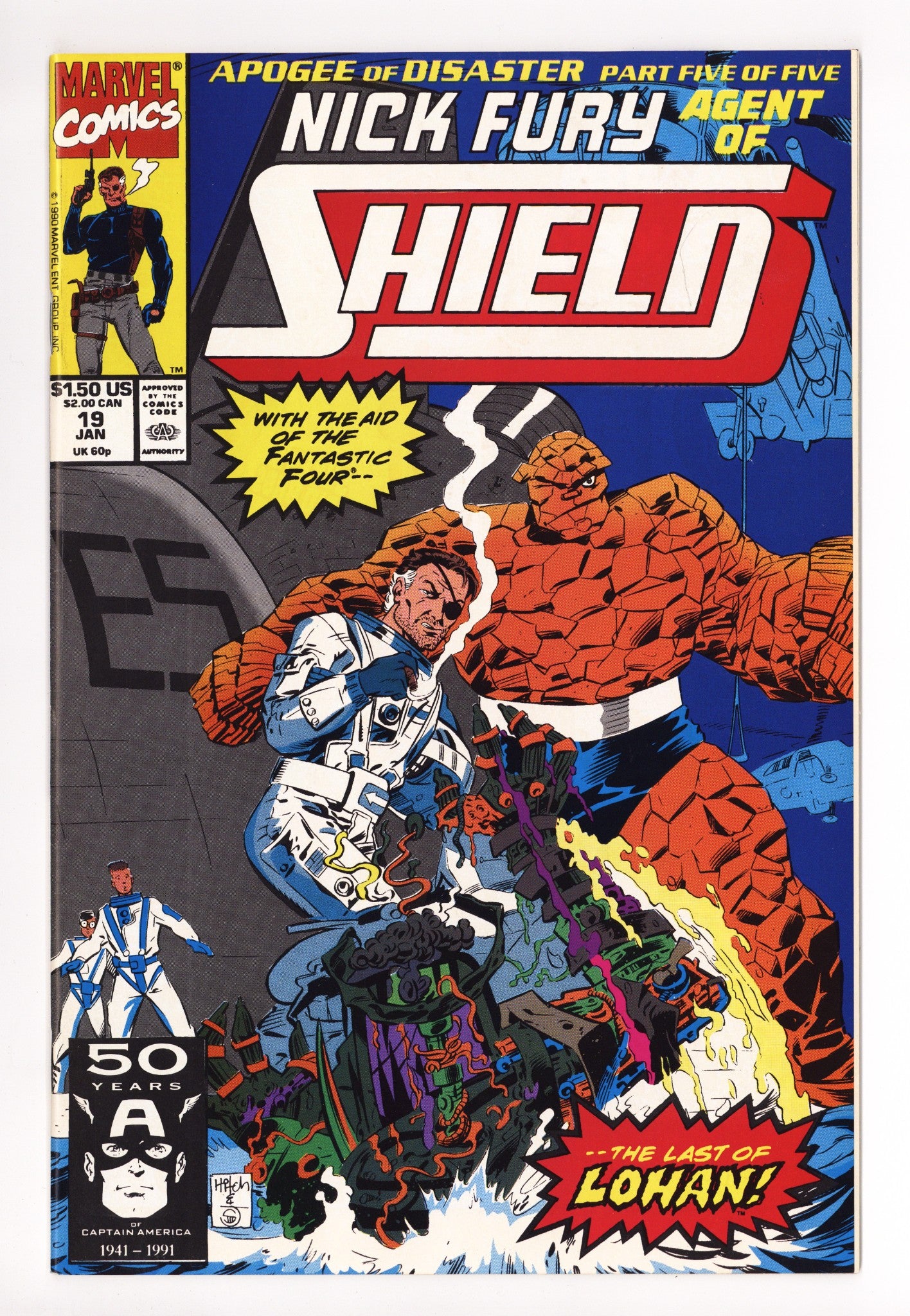 Nick Fury, Agent of S.H.I.E.L.D. Vol 4 19 High Grade (1991) 