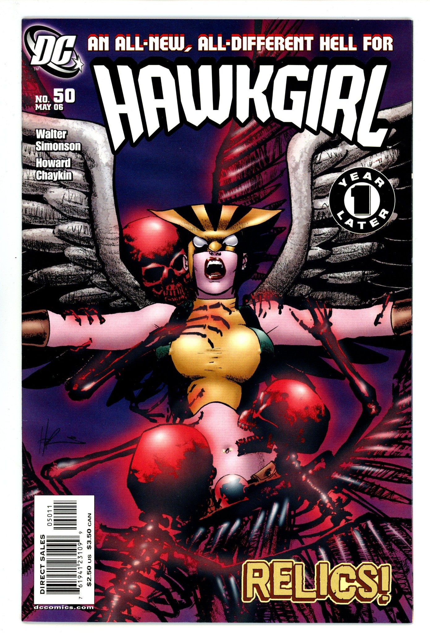 Hawkgirl Vol 1 50 High Grade (2006) 