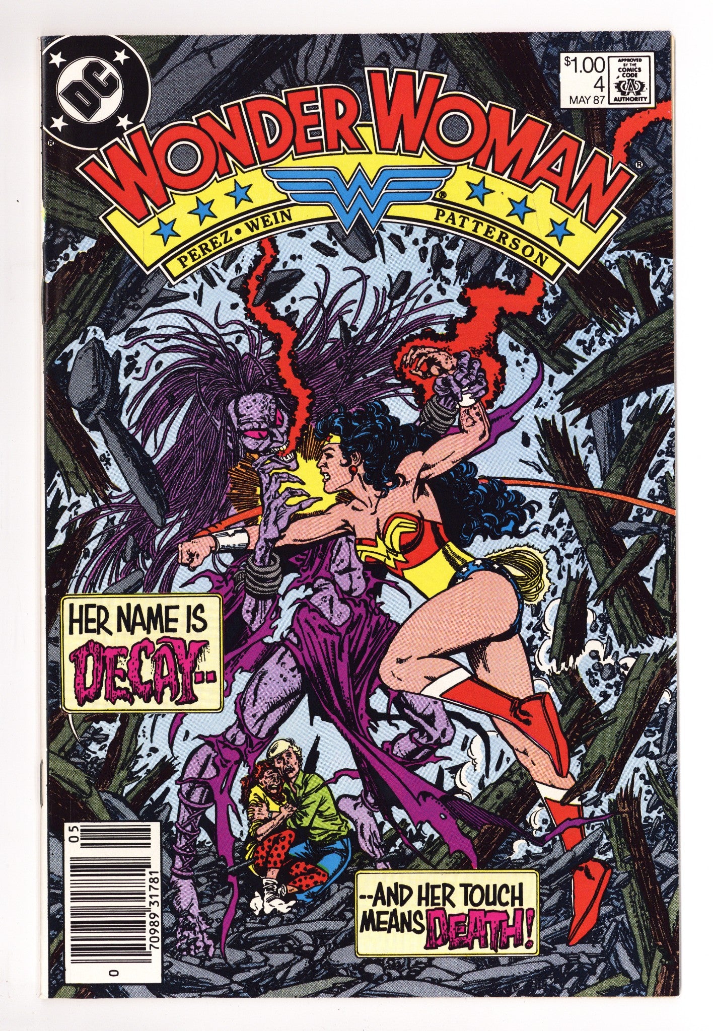 Wonder Woman Vol 2 4 VF/NM (9.0) (1987) Canadian Price Variant 