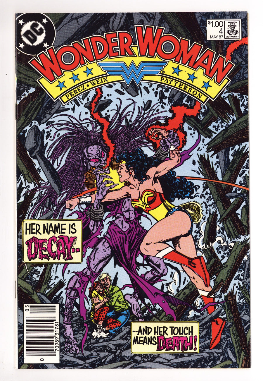 Wonder Woman Vol 2 4 VF/NM (9.0) (1987) Canadian Price Variant 