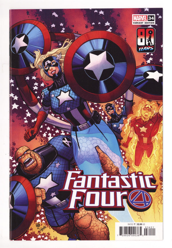 Fantastic Four Vol 6 34 (679) High Grade (2021) Bradshaw Variant