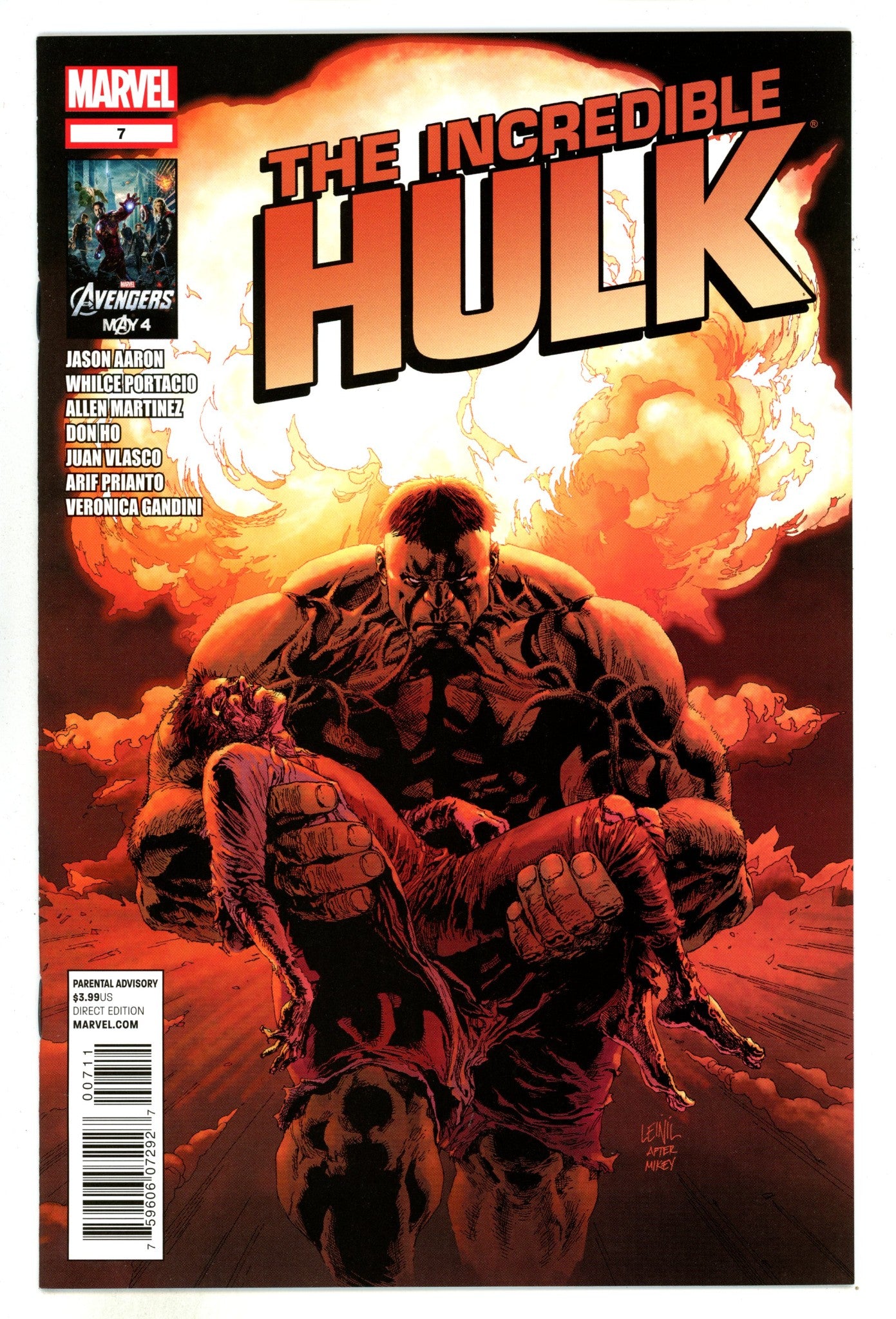 The Incredible Hulk Vol 3 7 High Grade (2012) 