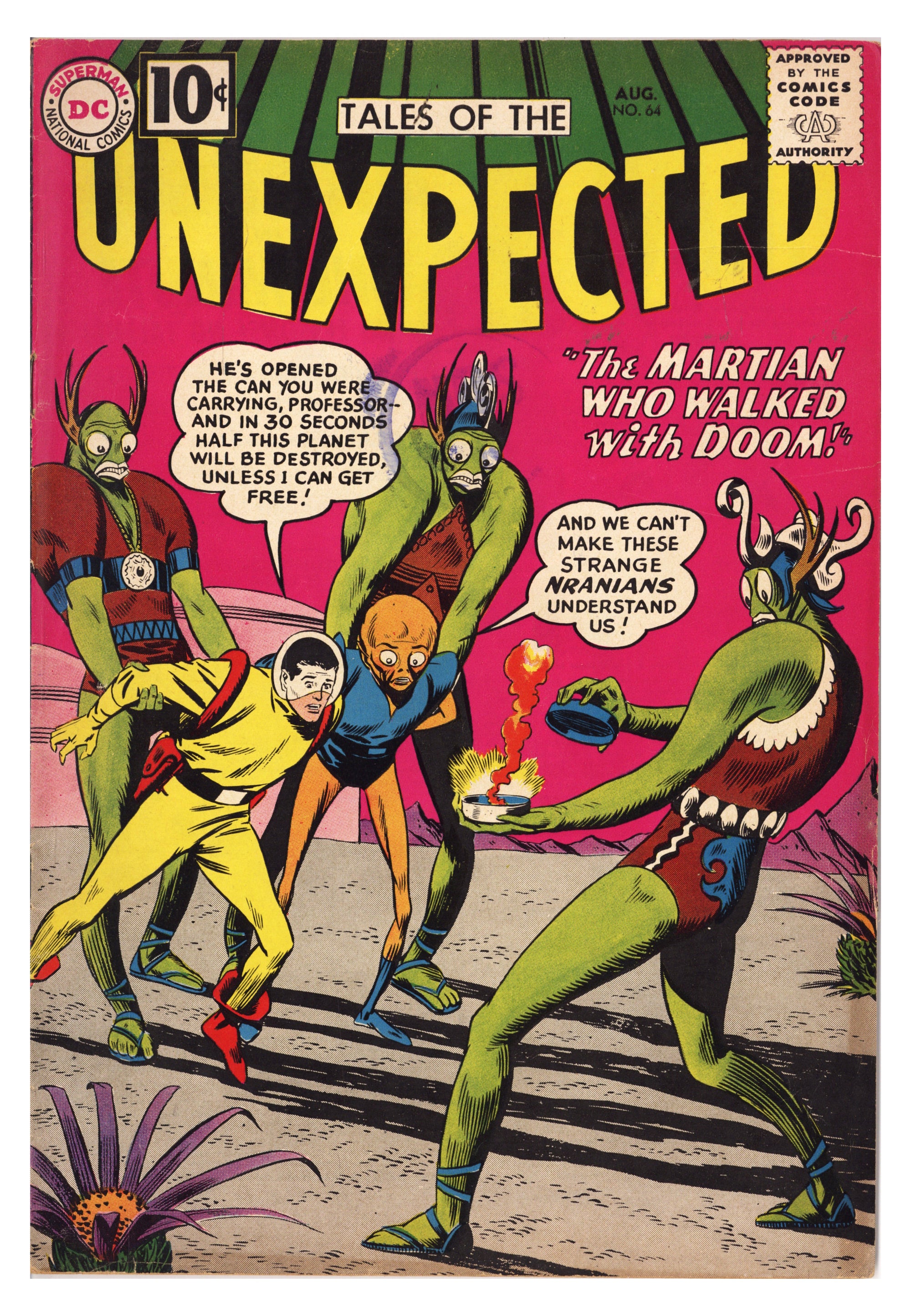 Tales of the Unexpected Vol 1 64 FN (6.0) (1961) 