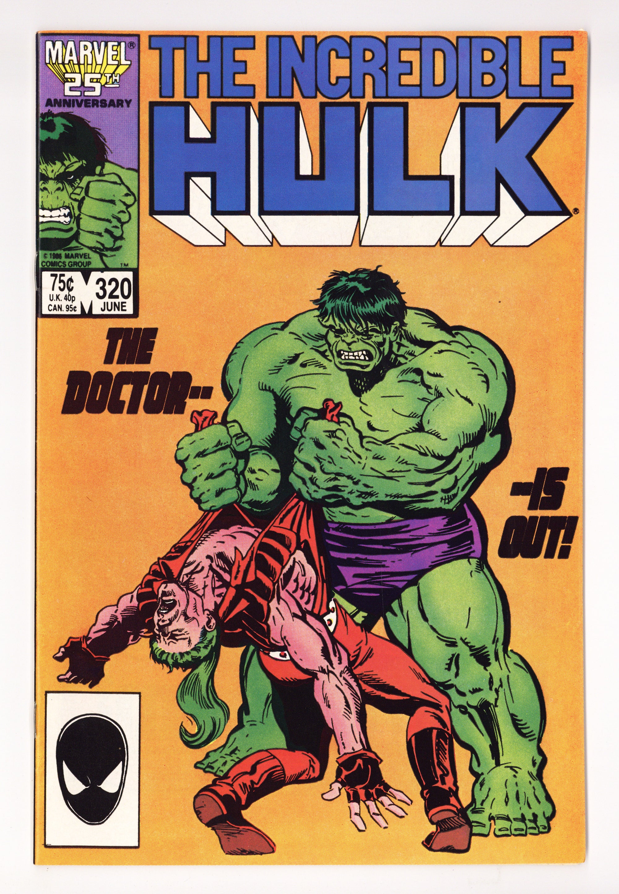 The Incredible Hulk Vol 1 320 High Grade (1986) 