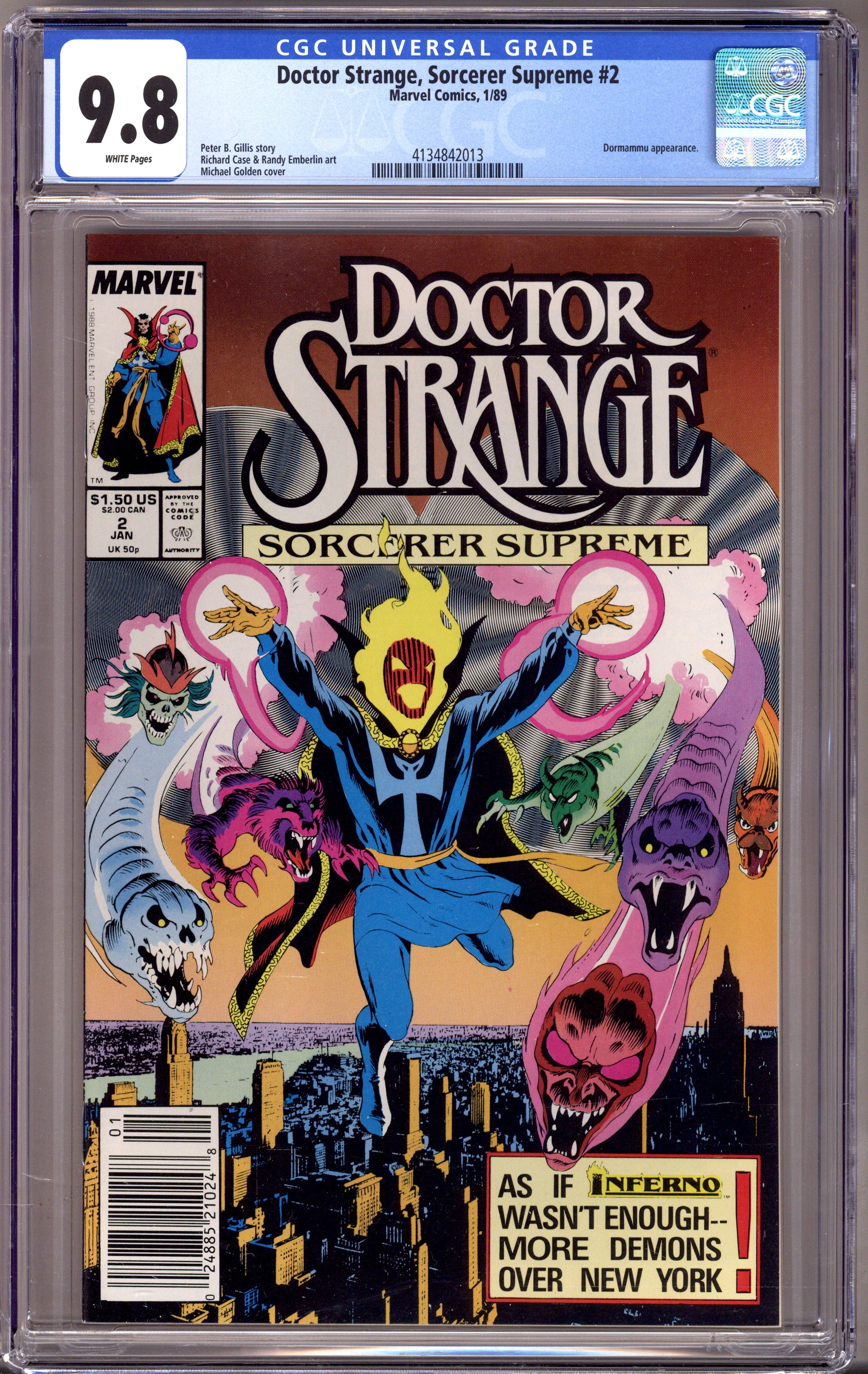 Doctor Strange, Sorcerer Supreme 2 CGC 9.8 (NM/M) (1989) 