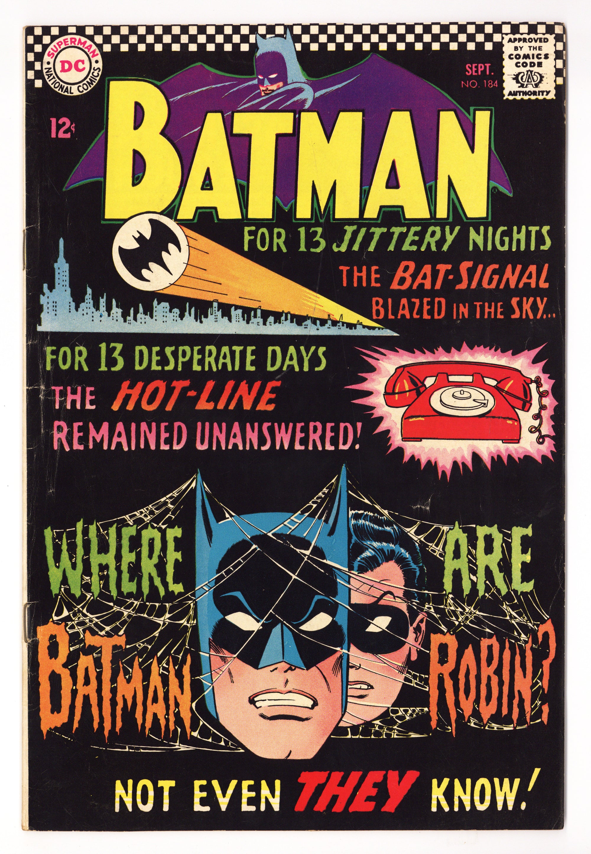 Batman Vol 1 184 VG/FN (5.0) (1966) 