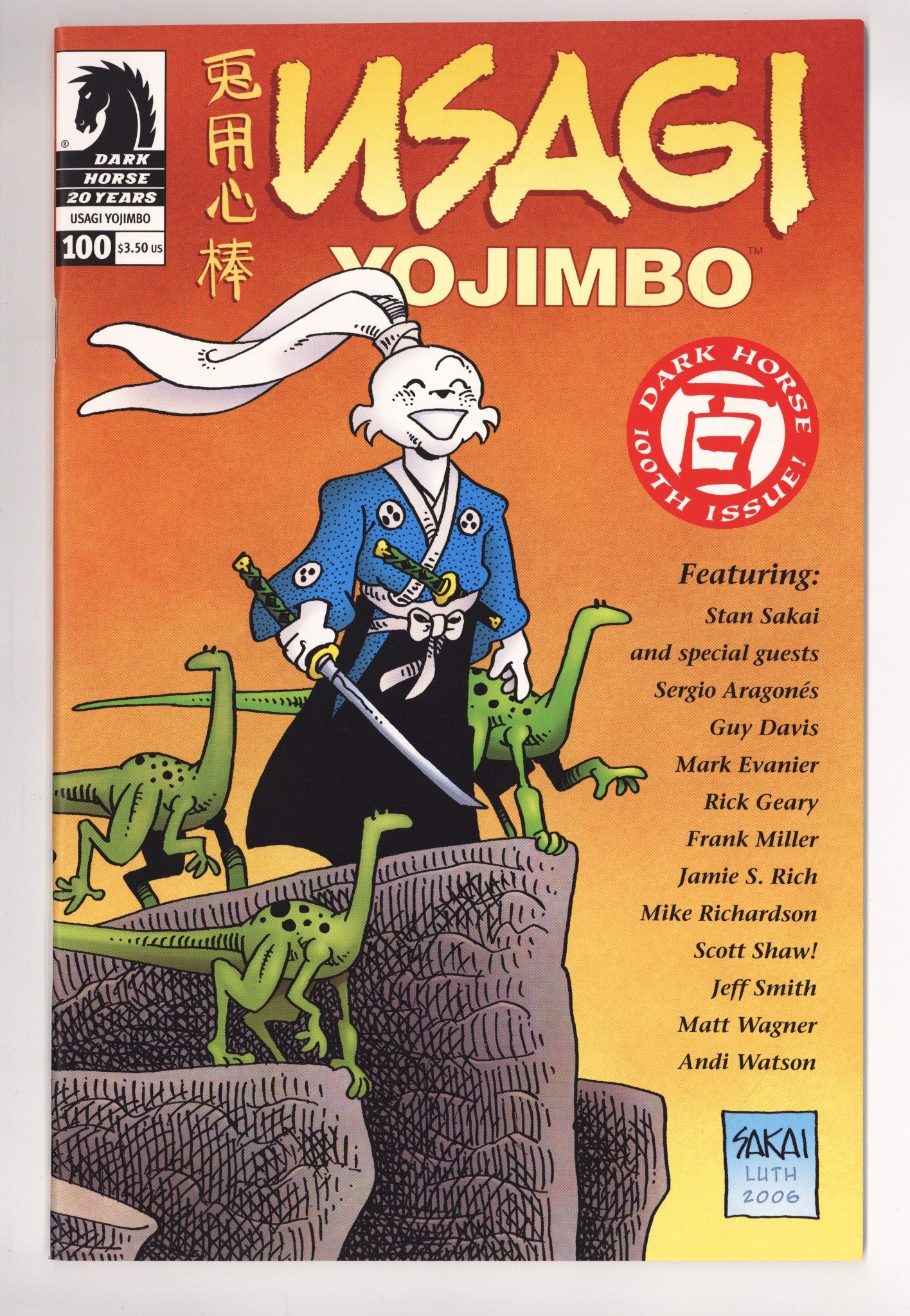 Usagi Yojimbo Vol 3 100 NM (9.4) (2007) 