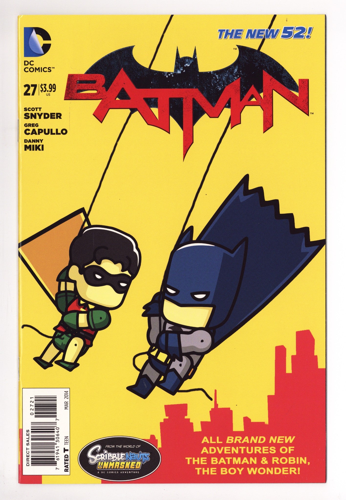 Batman Vol 2 27 VF (8.0) (2014) Scribblenauts Incentive Variant 
