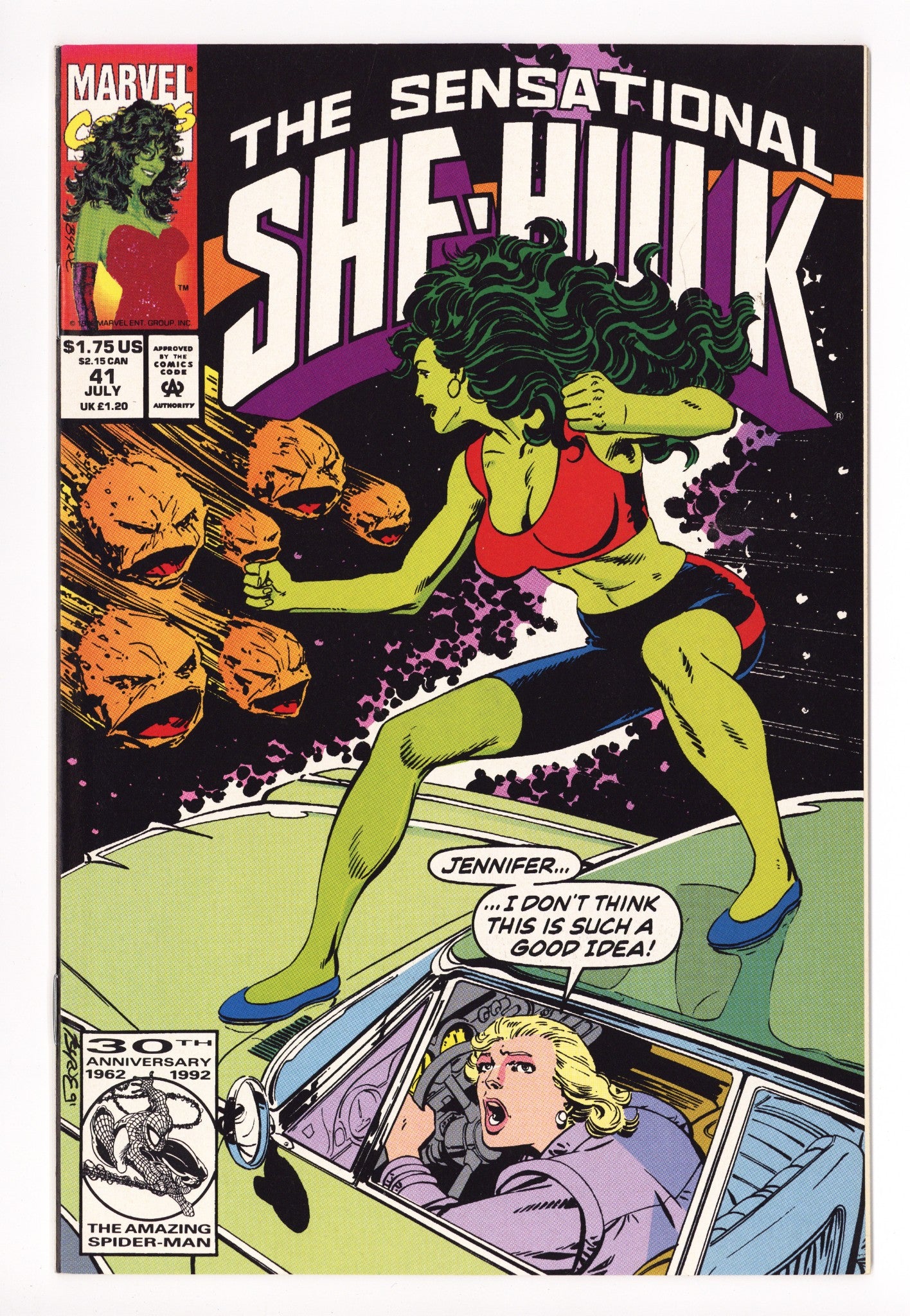 The Sensational She-Hulk 41 VF+ (8.5) (1992) 