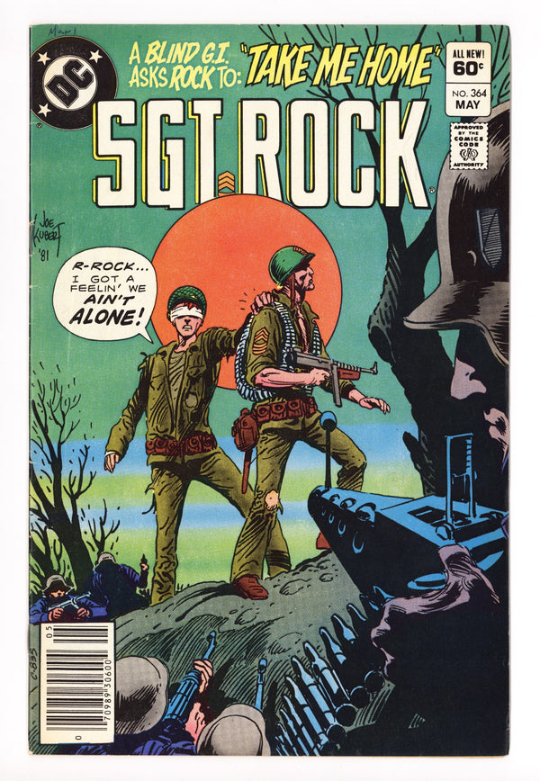 Sgt. Rock Vol 1 364  Low Grade   (1982)     Newsstand