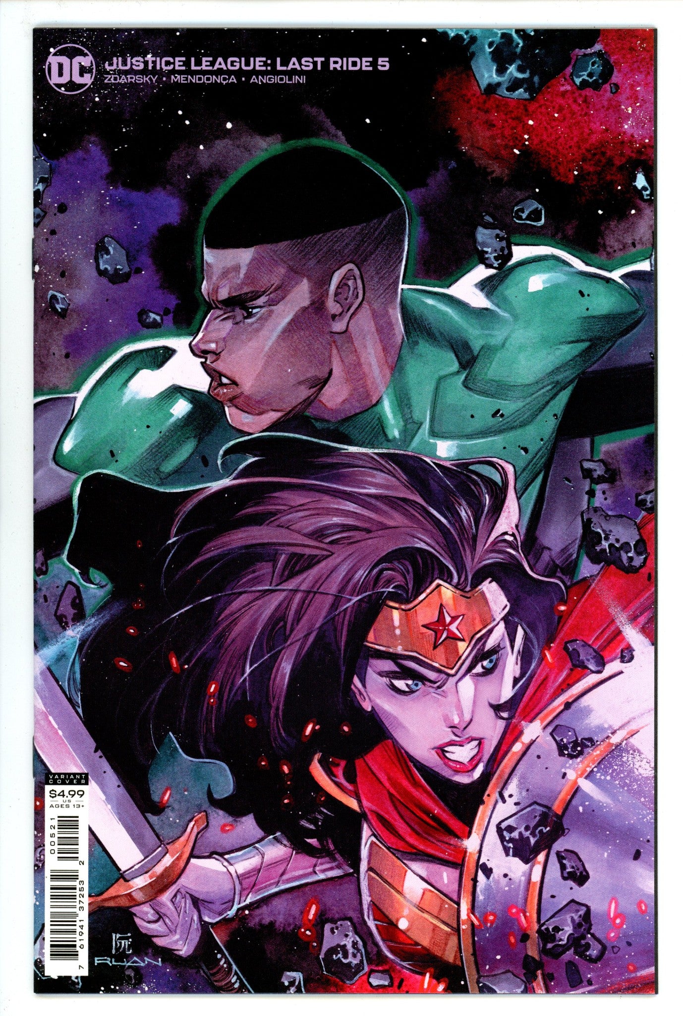 Justice League: Last Ride 5 High Grade (2021) Ruan Variant 