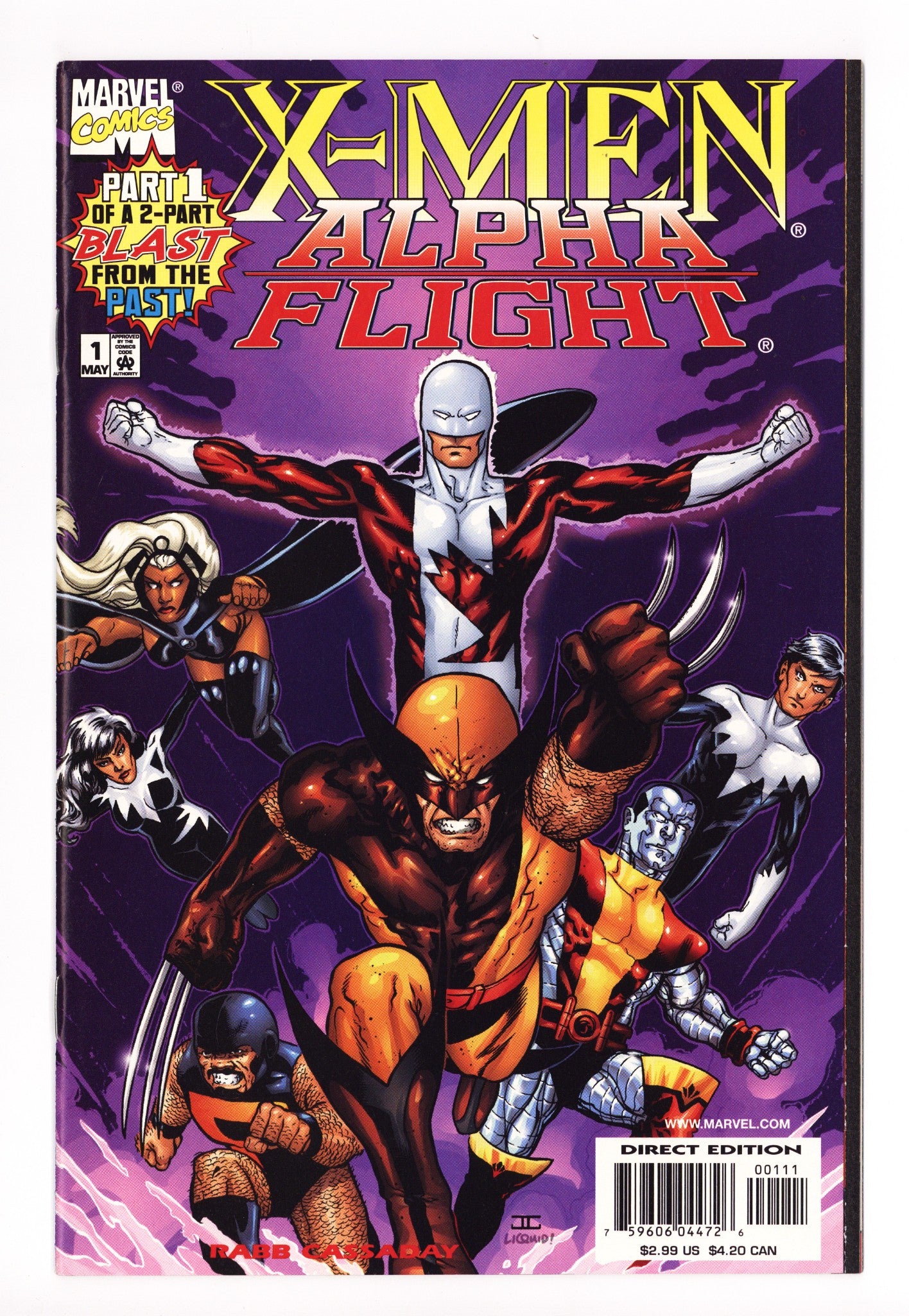 X-Men / Alpha Flight Vol 2 1  High Grade   (1998)        