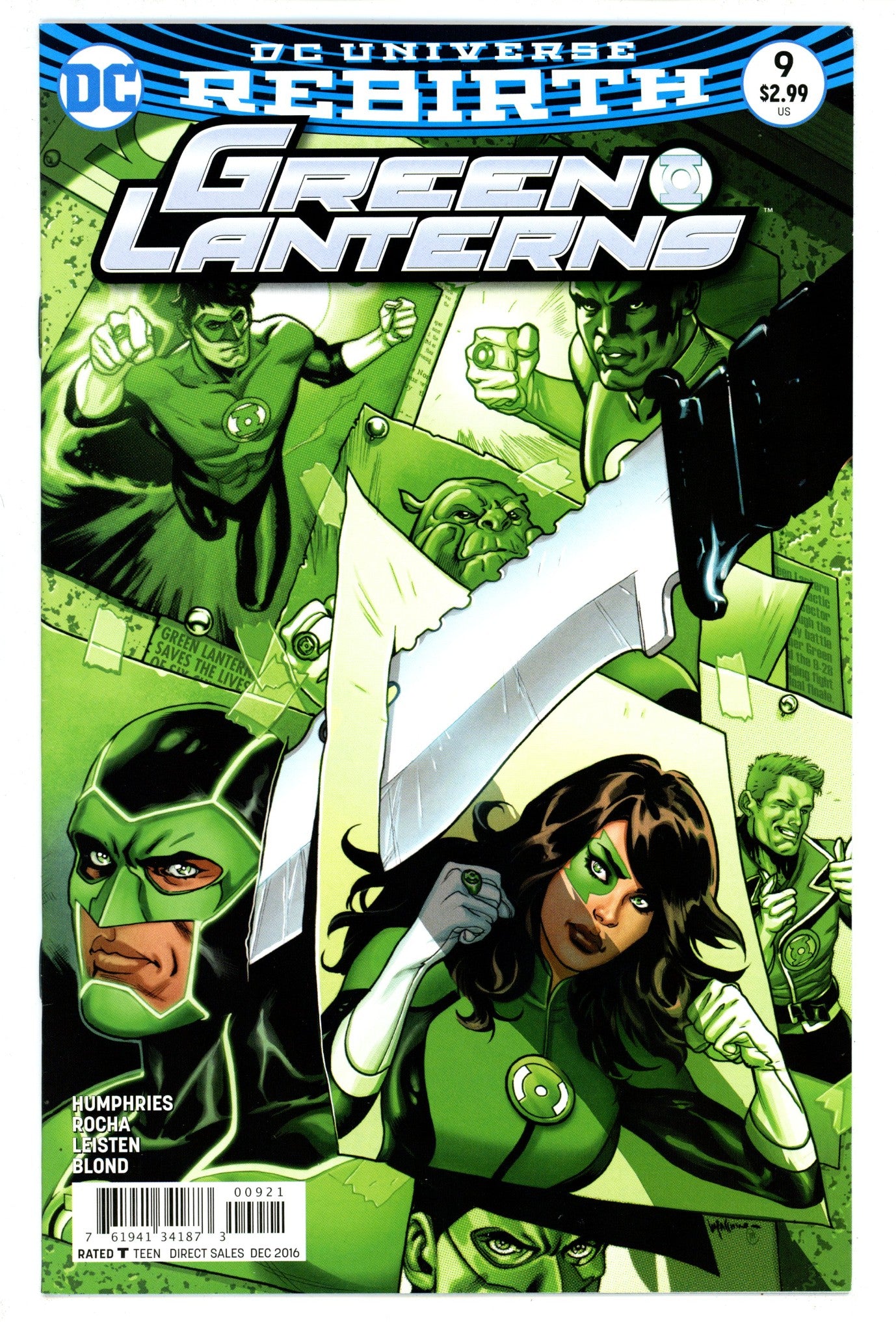 Green Lanterns 9 High Grade (2016) Lupacchino Variant 