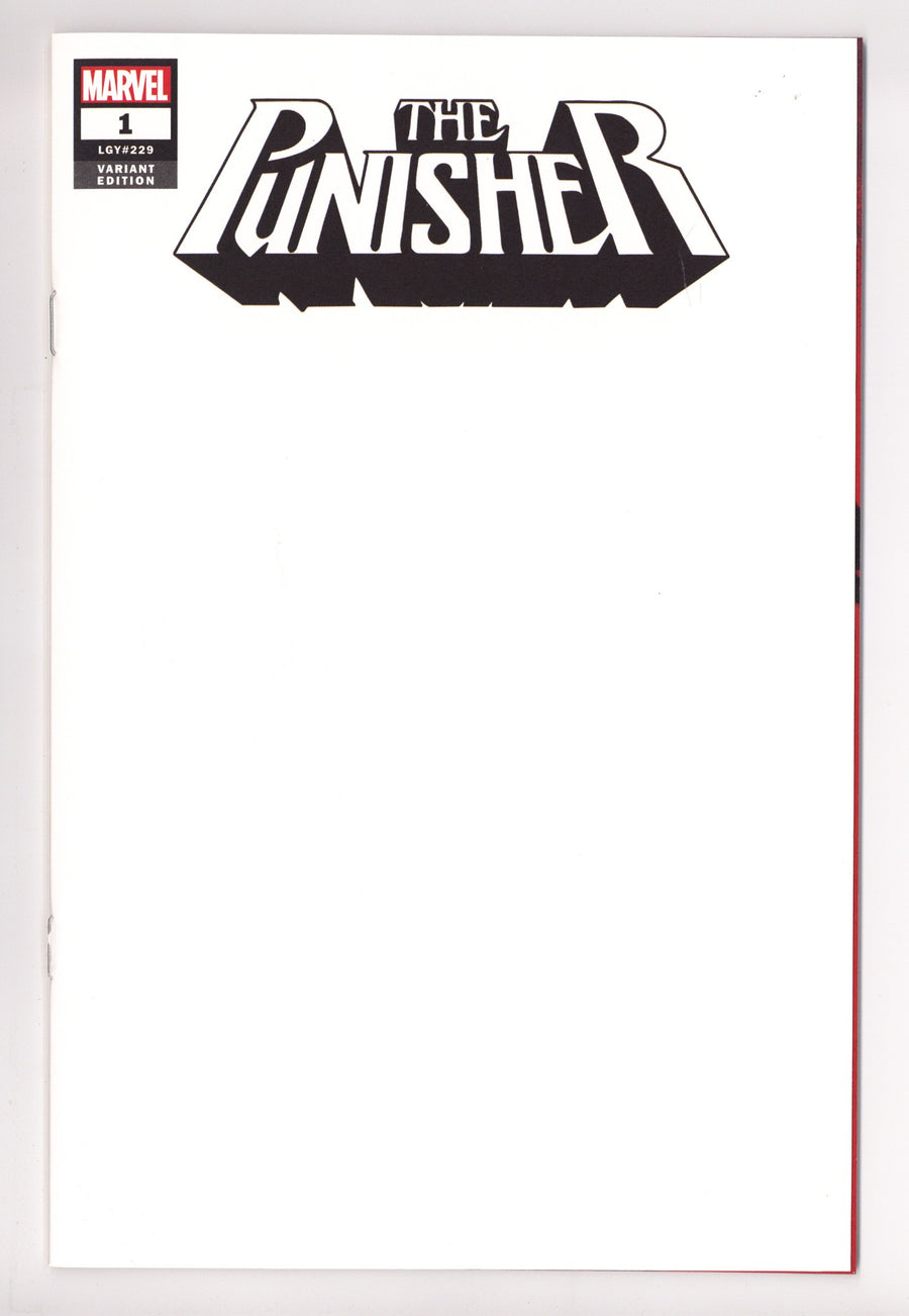 The Punisher Vol 12 1 (229) NM- (9.2) (2018) Blank Variant 