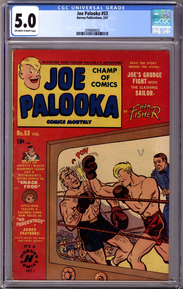 Joe Palooka 53 CGC 5.0 (1951)