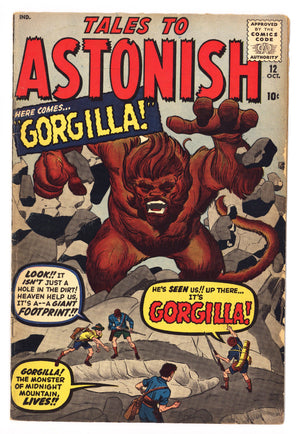 Tales to Astonish Vol 1 12 VG+ (4.5) (1960)