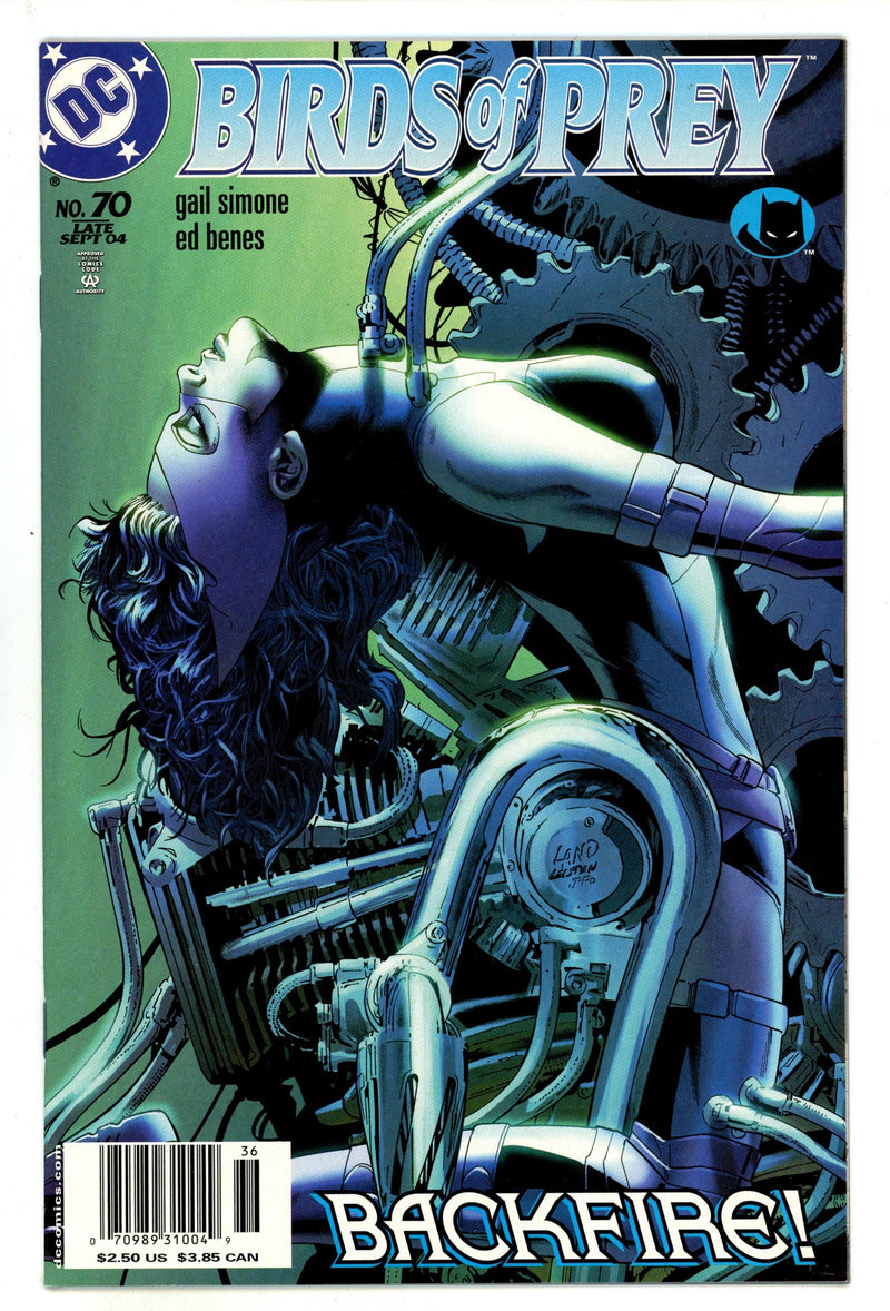 Birds of Prey Vol 1 70 VF+ (8.5) (2004) Newsstand 