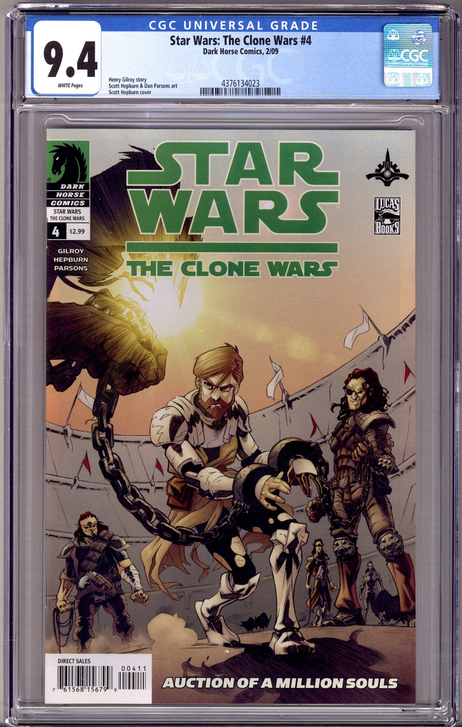 Star Wars the Clone Wars 4 CGC 9.4 (NM) (2009) 