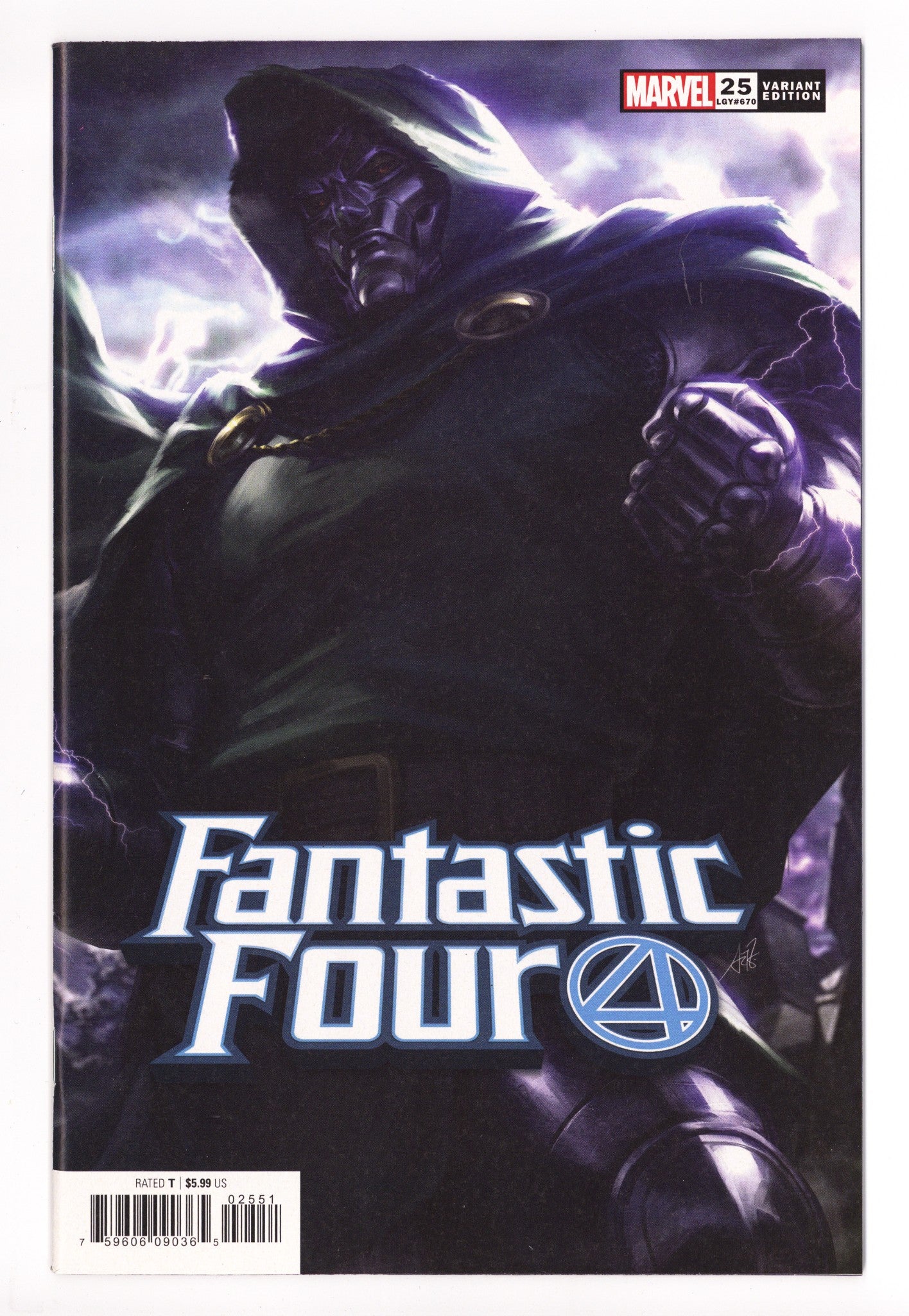 Fantastic Four Vol 6 25 (670) High Grade (2020) Artgerm Variant 