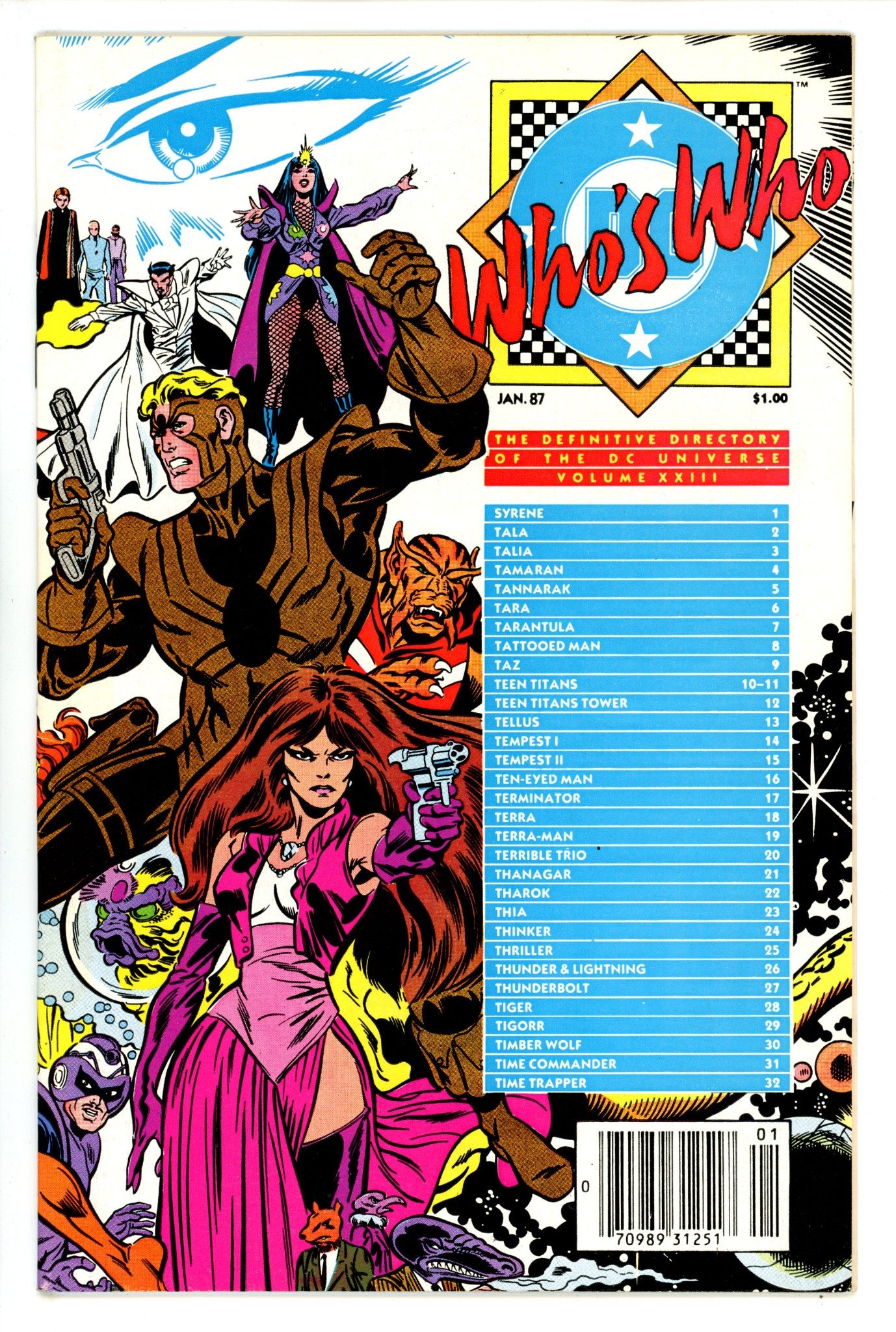 Who's Who: The Definitive Directory of the DC Universe 23 Newsstand (1986)