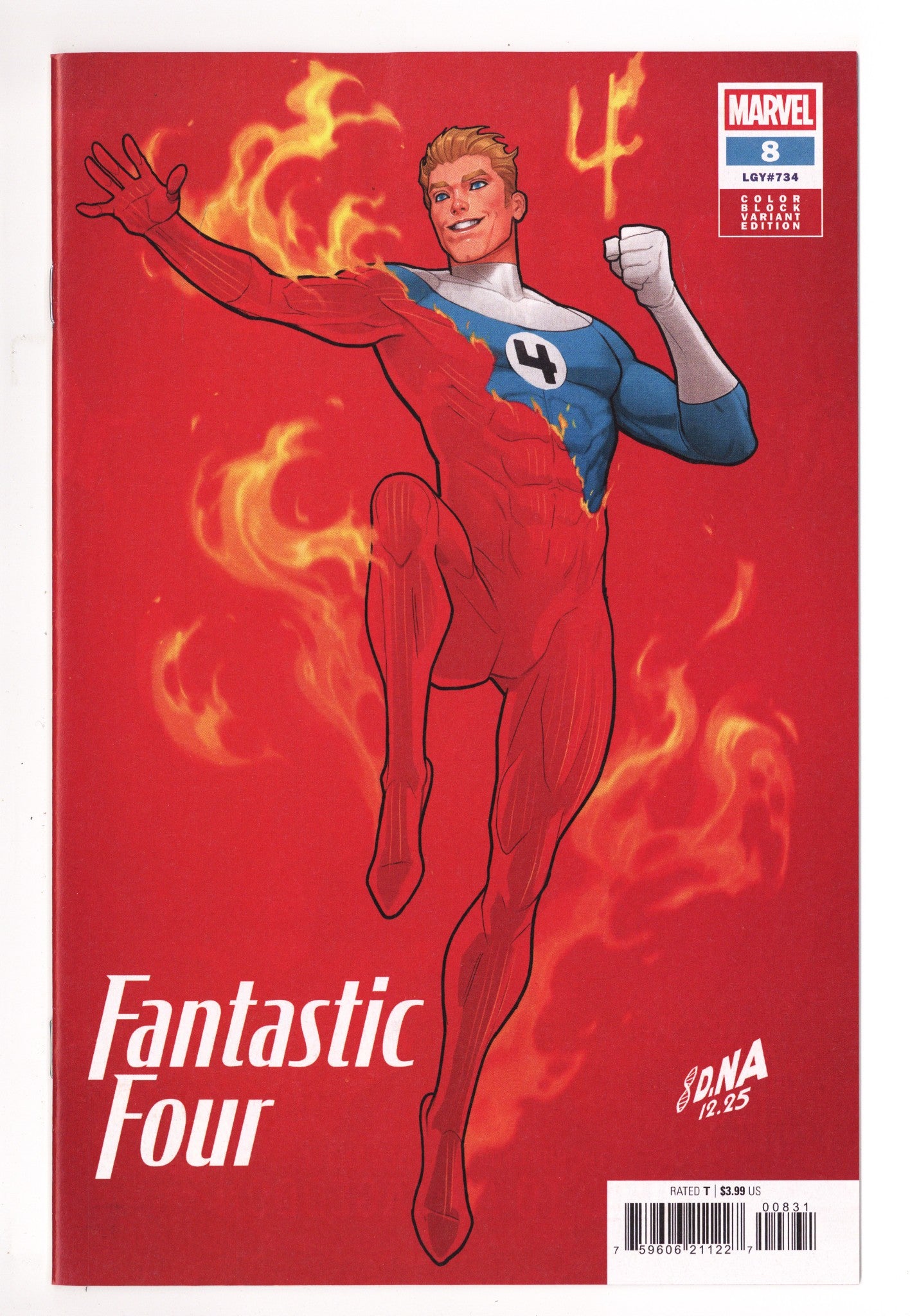 Fantastic Four Vol 8 8 Nakayama Color Block Red Variant (2026)