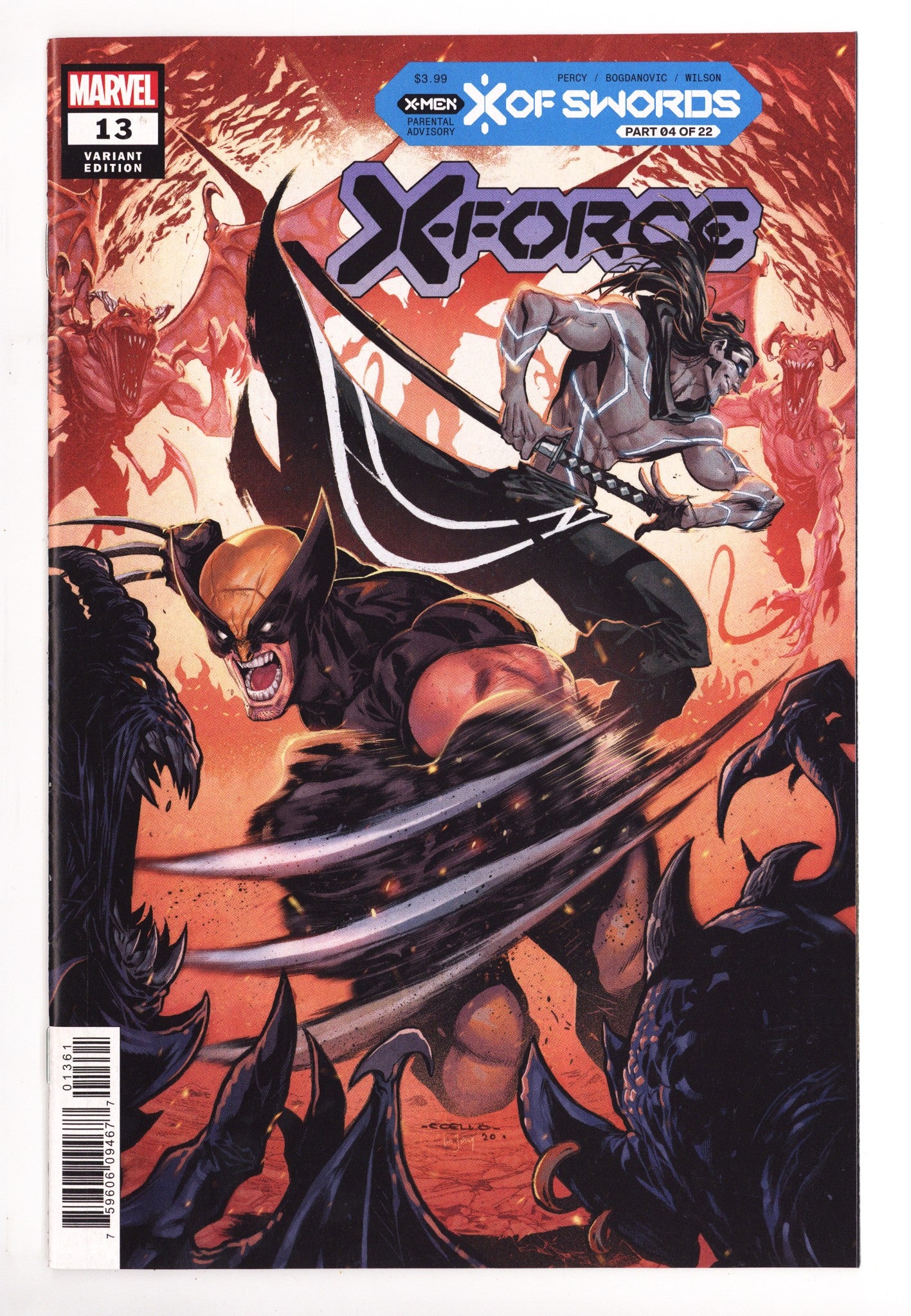 X-Force Vol 6 13 High Grade (2020) Coello Variant 