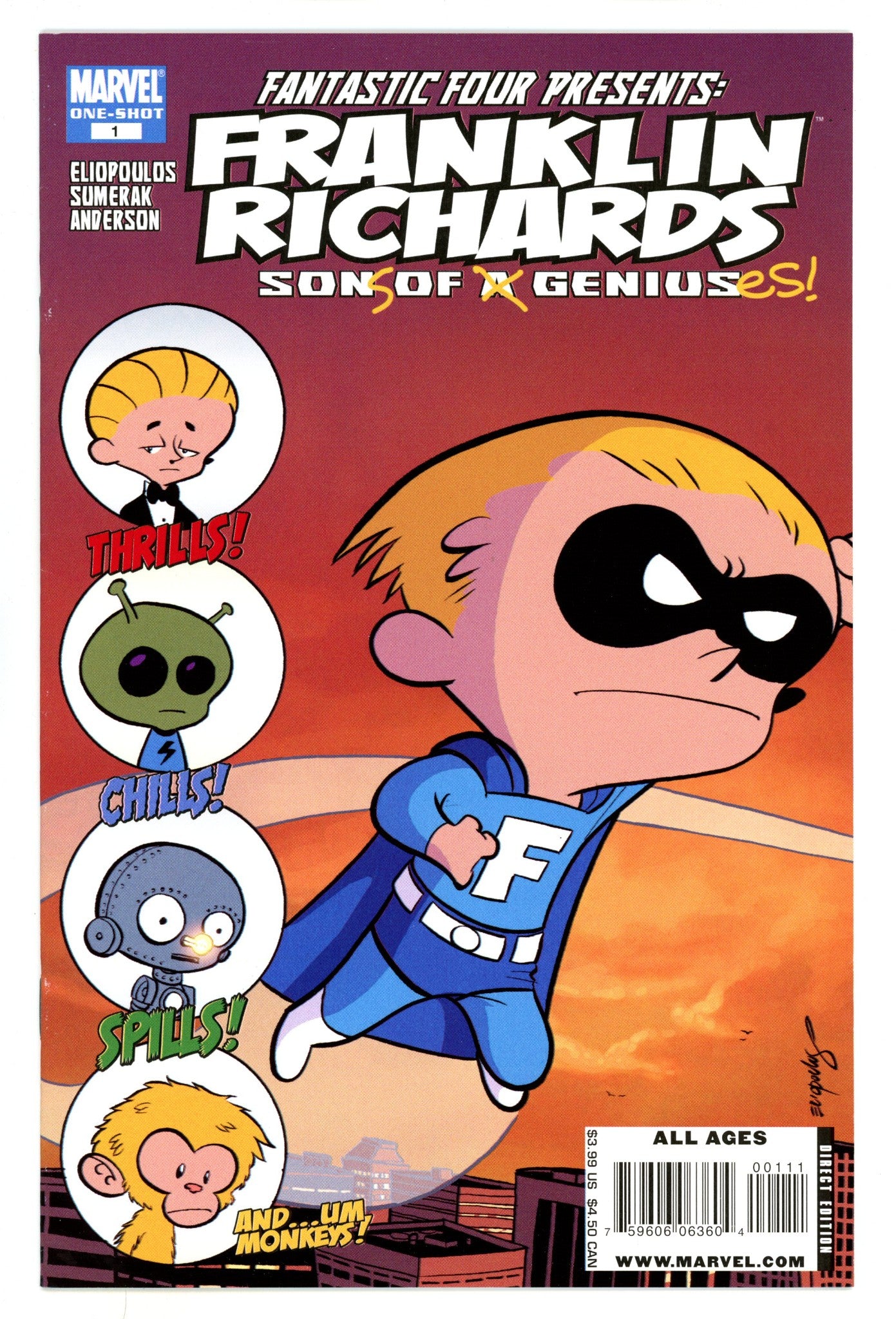 Franklin Richards: Sons of Geniuses 1 High Grade (2009) 