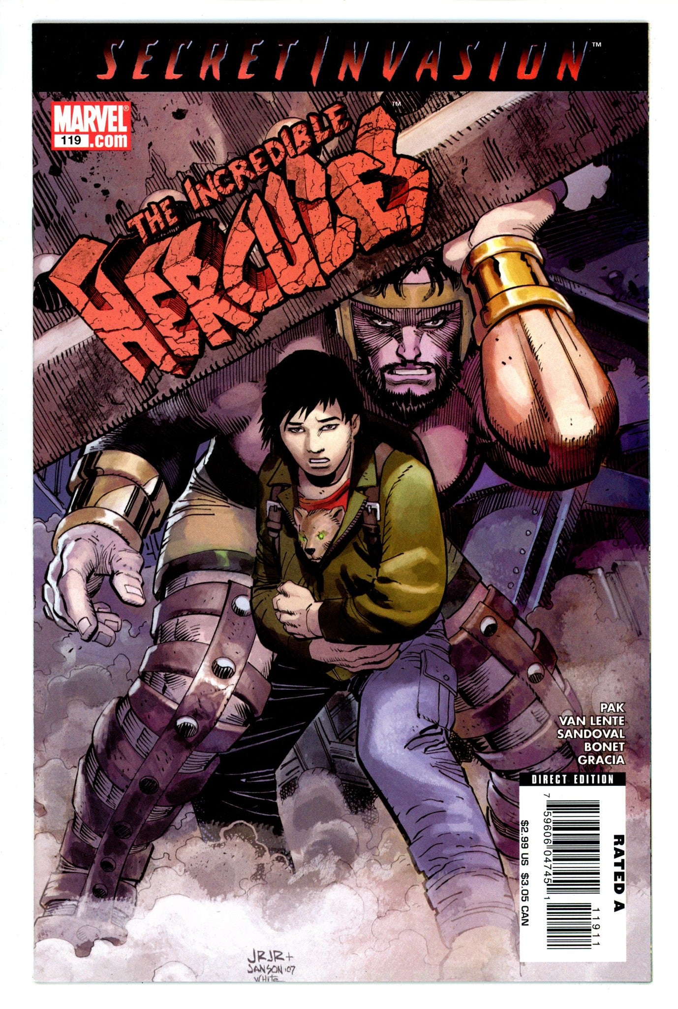 Incredible Hercules 119 High Grade (2008) 