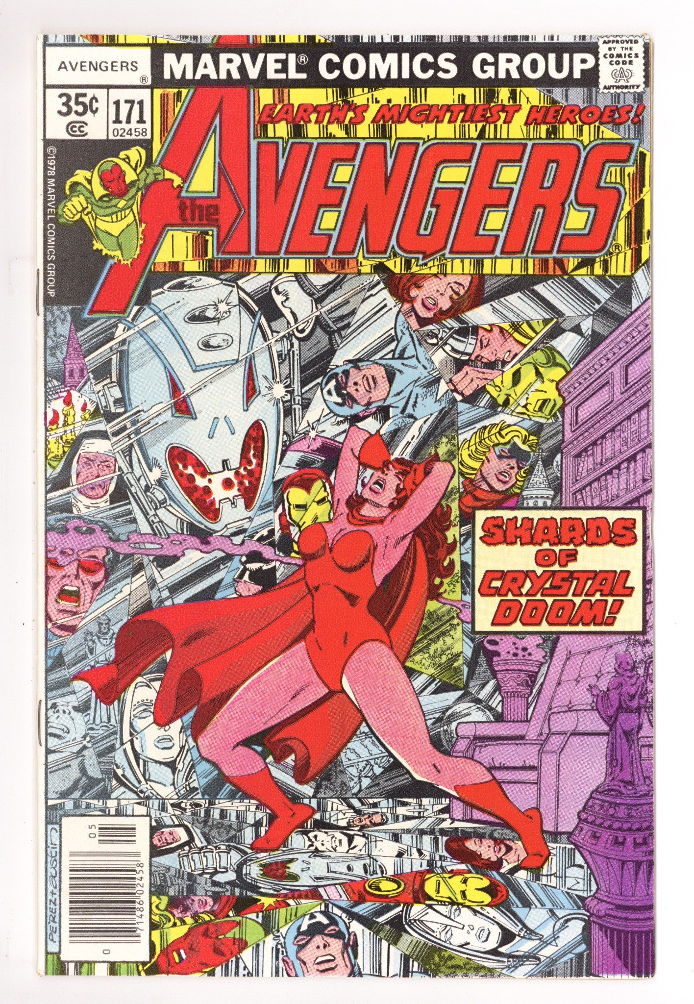 The Avengers Vol 1 171 FN+ (6.5) (1978) 