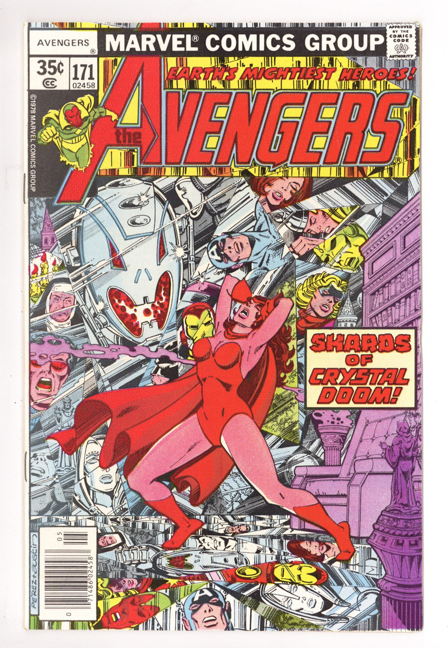 The Avengers Vol 1 171 FN+ (6.5) (1978) 