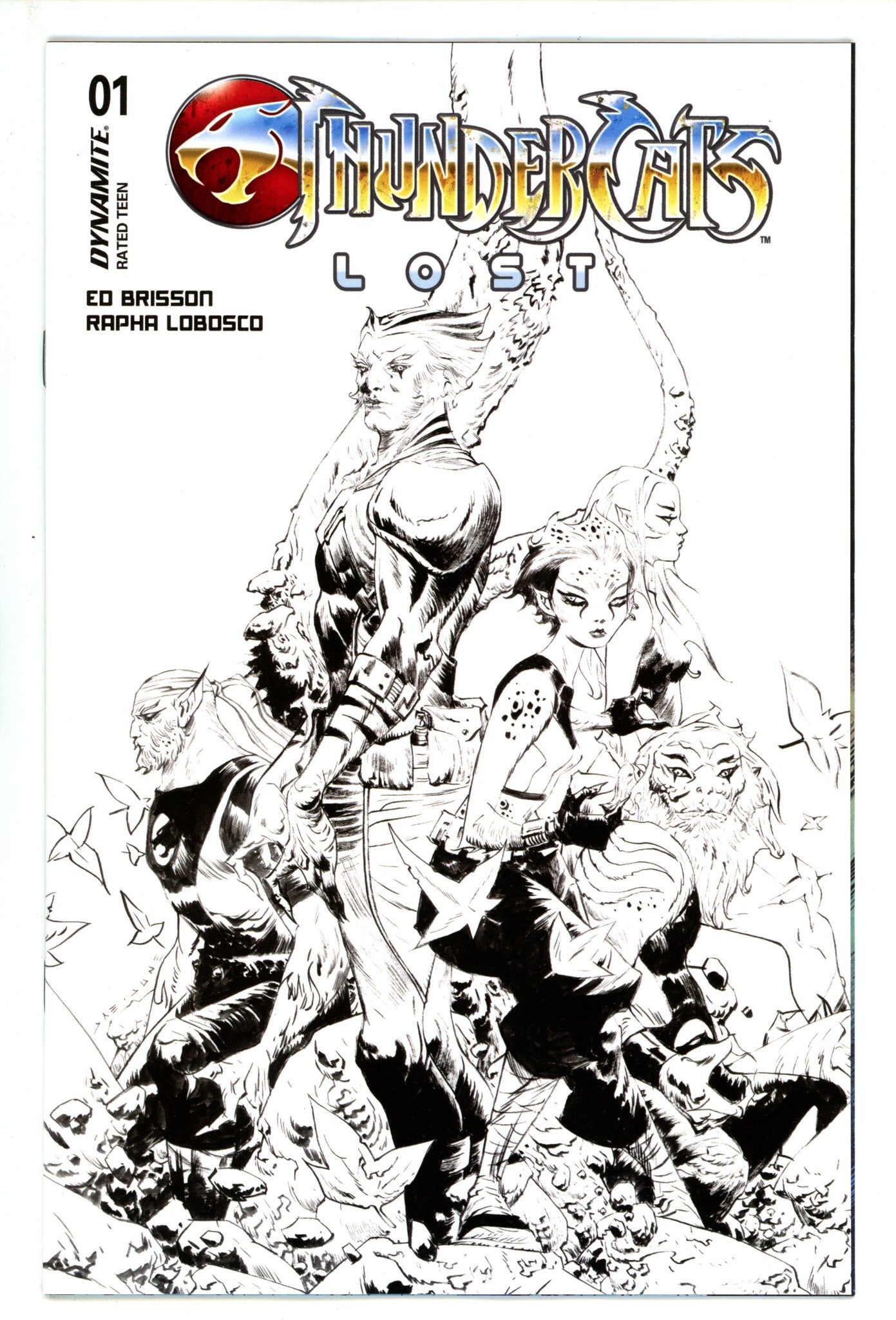 Thundercats Lost 1 Lee B&W Incentive Variant (2025)