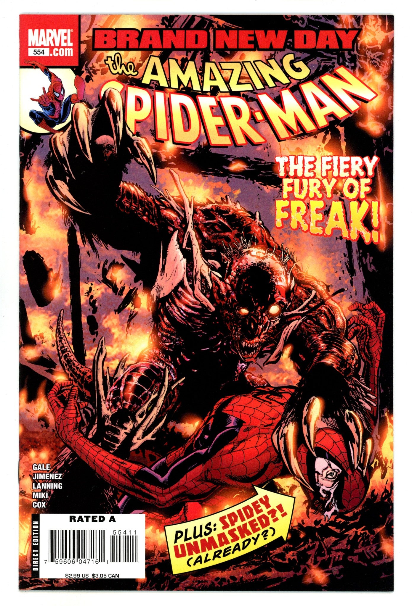 The Amazing Spider-Man Vol 2 554 High Grade (2008) 