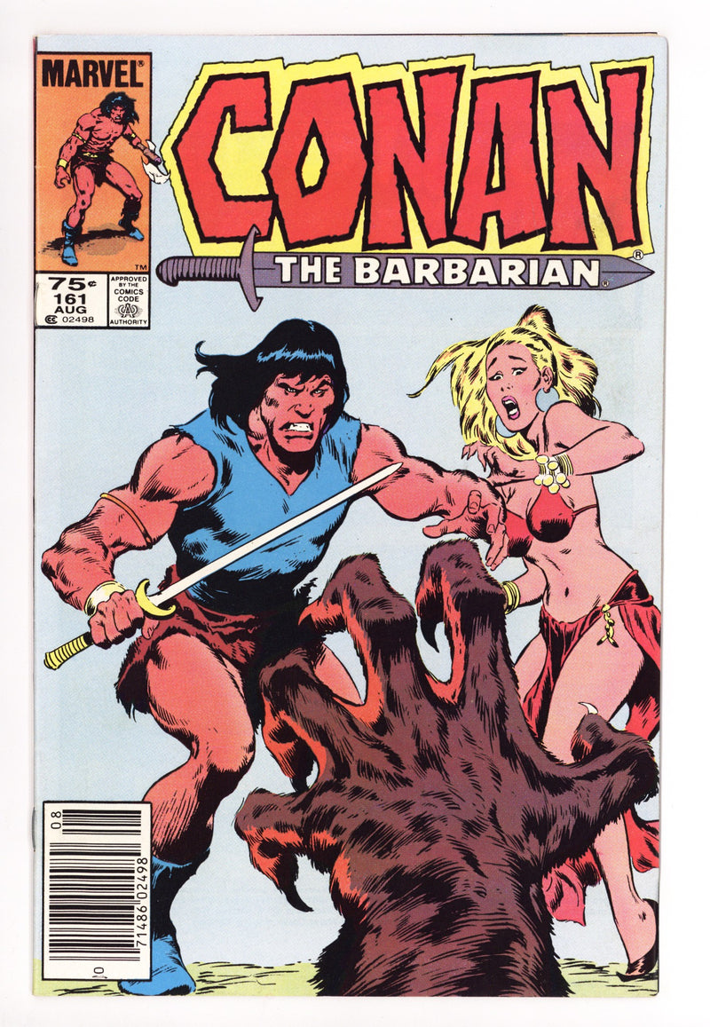 Conan the Barbarian Vol 1 161 Mid Grade (1984) Canadian Price Variant 