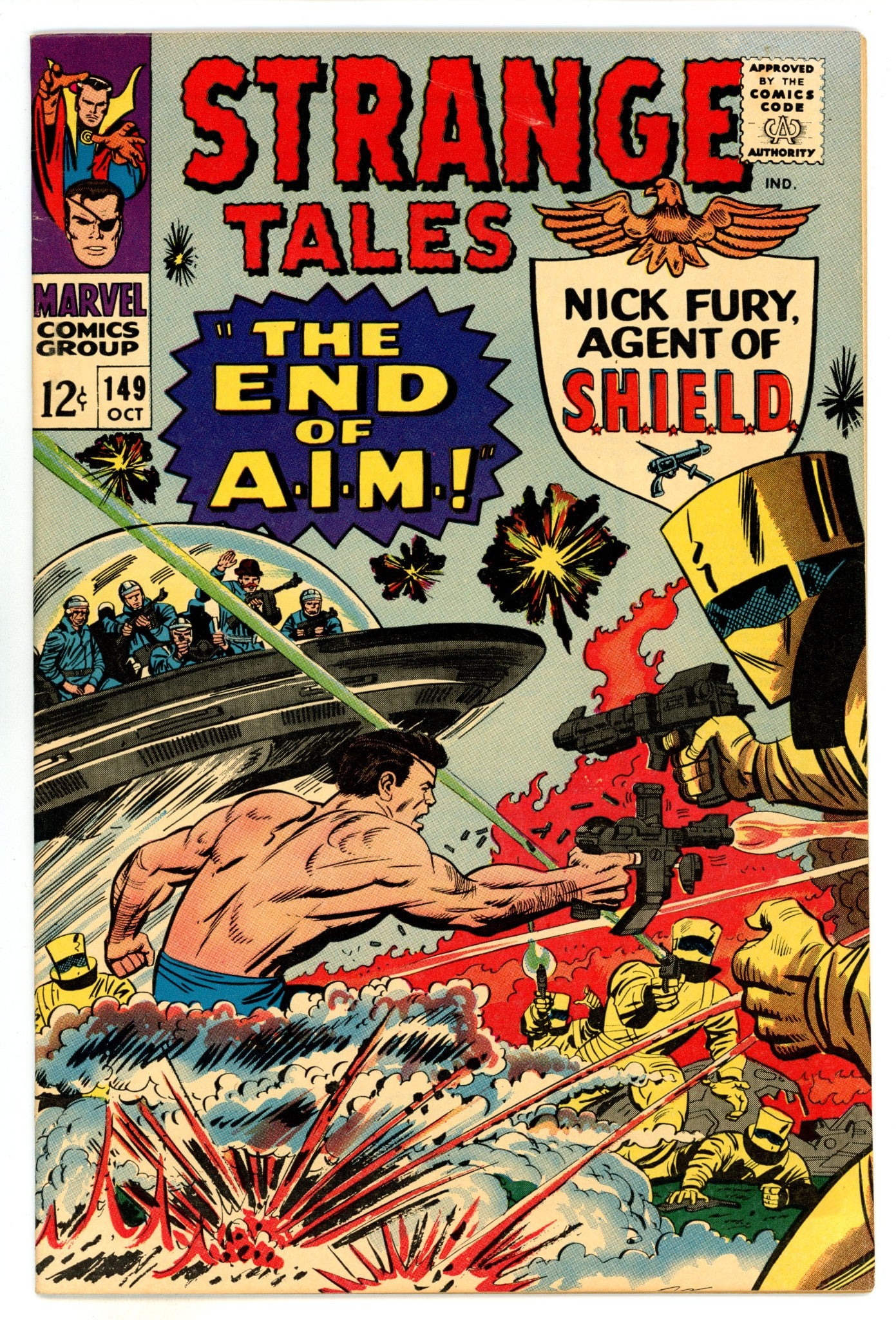Strange Tales Vol 1 149  VF- (7.5)  (1966)  