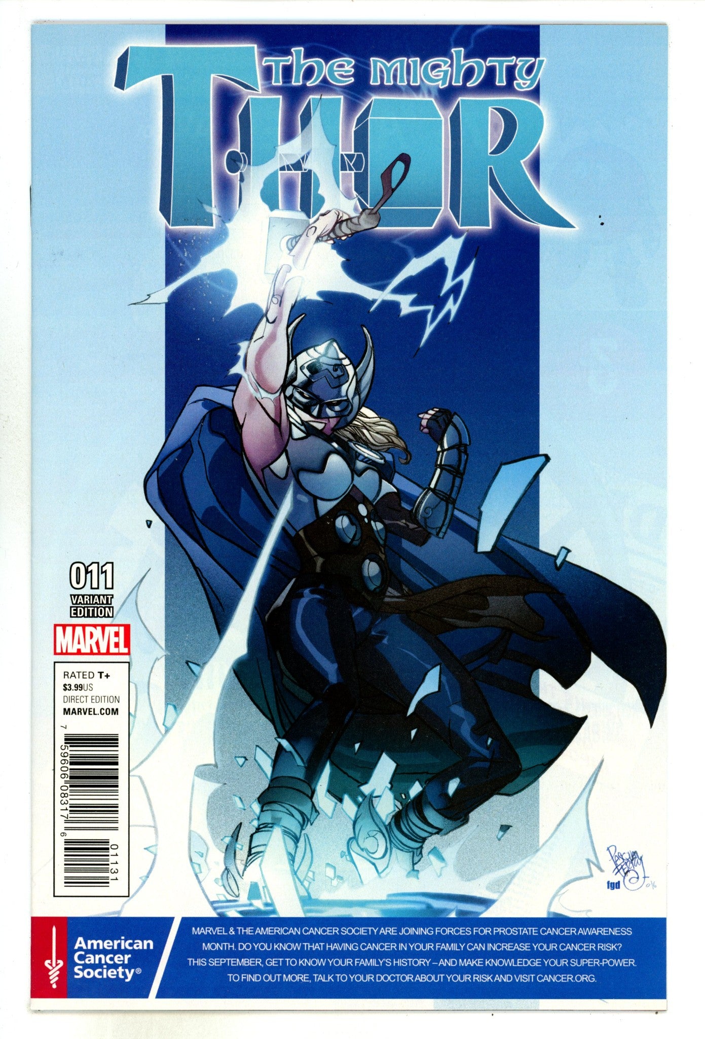 Mighty Thor Vol 2 11 High Grade (2016) Ferry Variant 