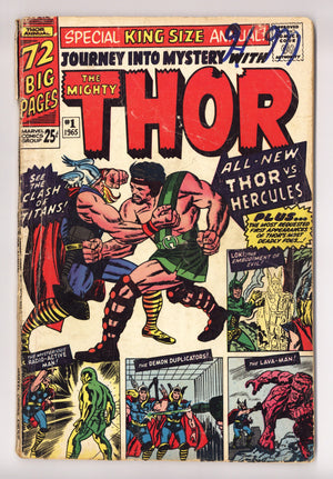 Journey into Mystery Annual Vol 1 1 FR/GD (1.5) (1965) Canadian Edition 