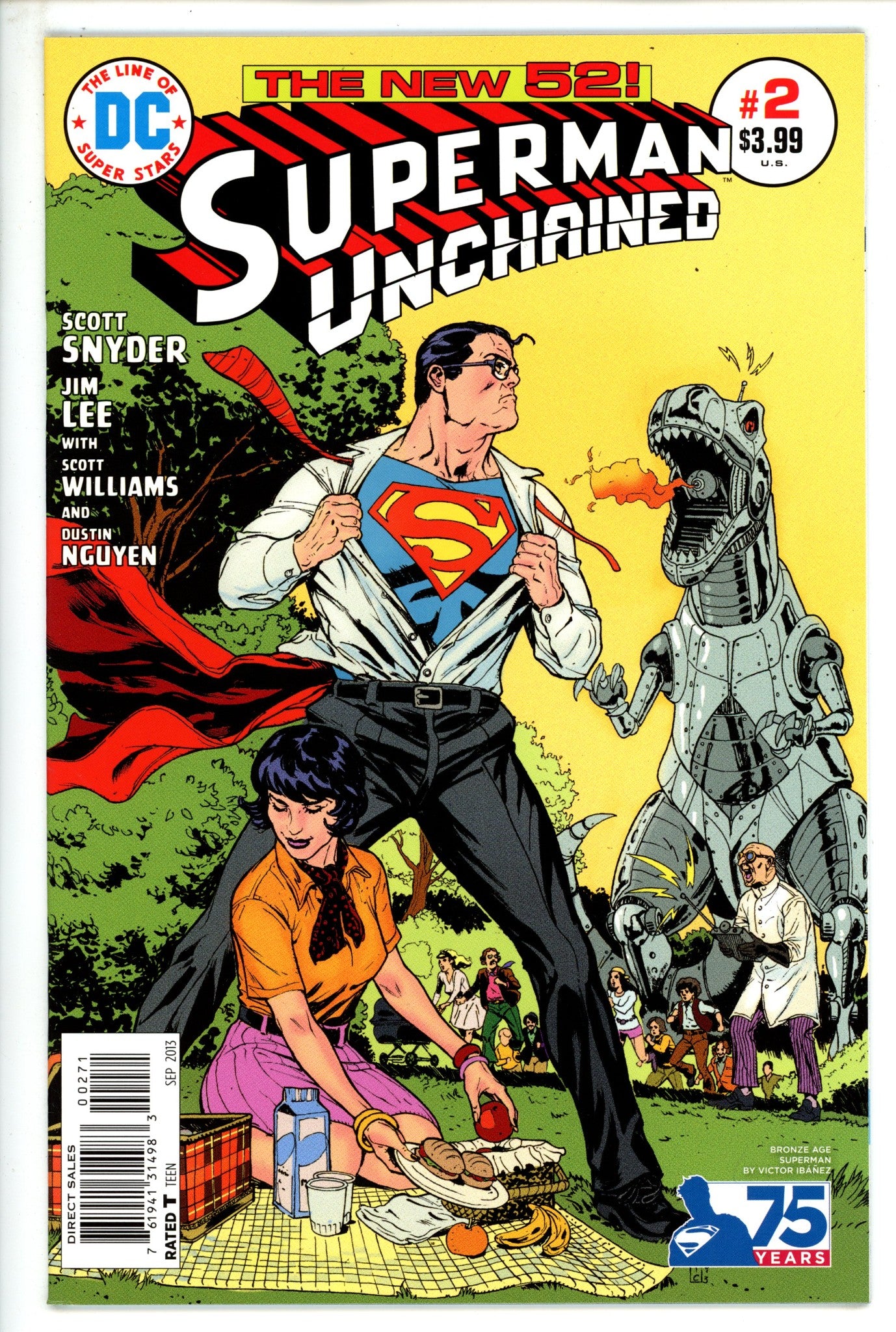 Superman Unchained2High Grade(2013) IbÃ¡Ã±ezIncentive Variant