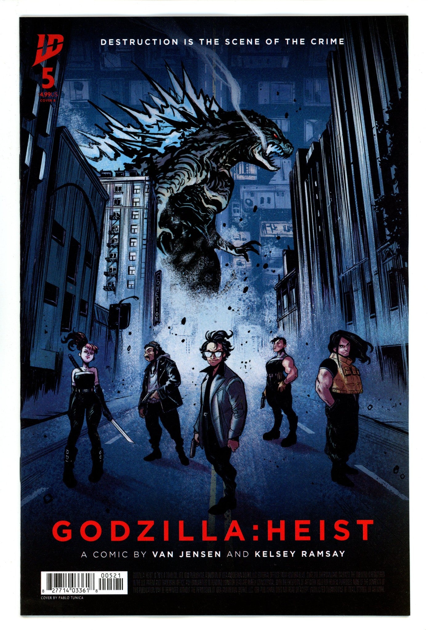 Godzilla: Heist  5 Tunica  Homage Variant   (2025)