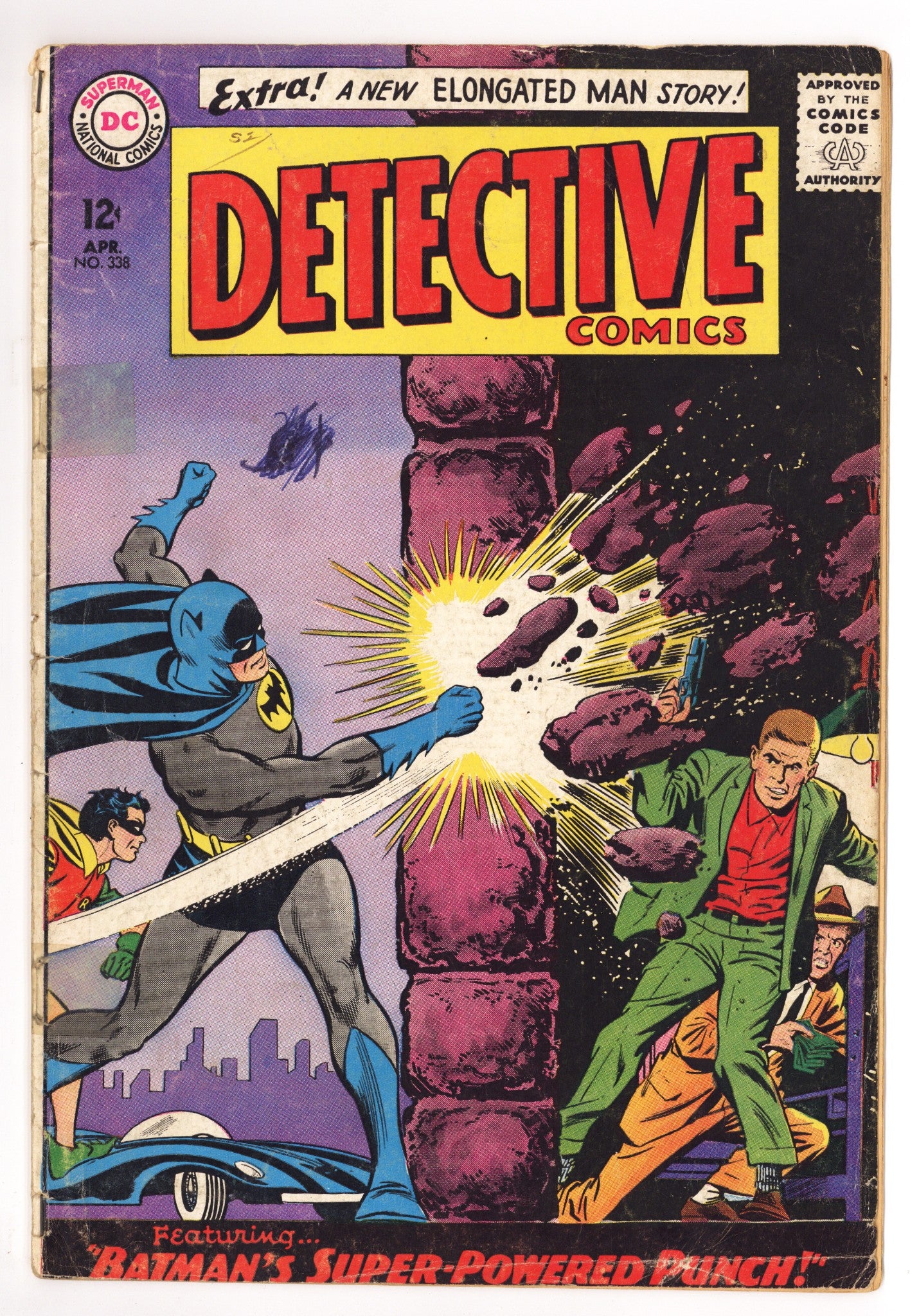 Detective Comics Vol 1 338 GD/VG (3.0) 1/2 Page Missing (1965) 