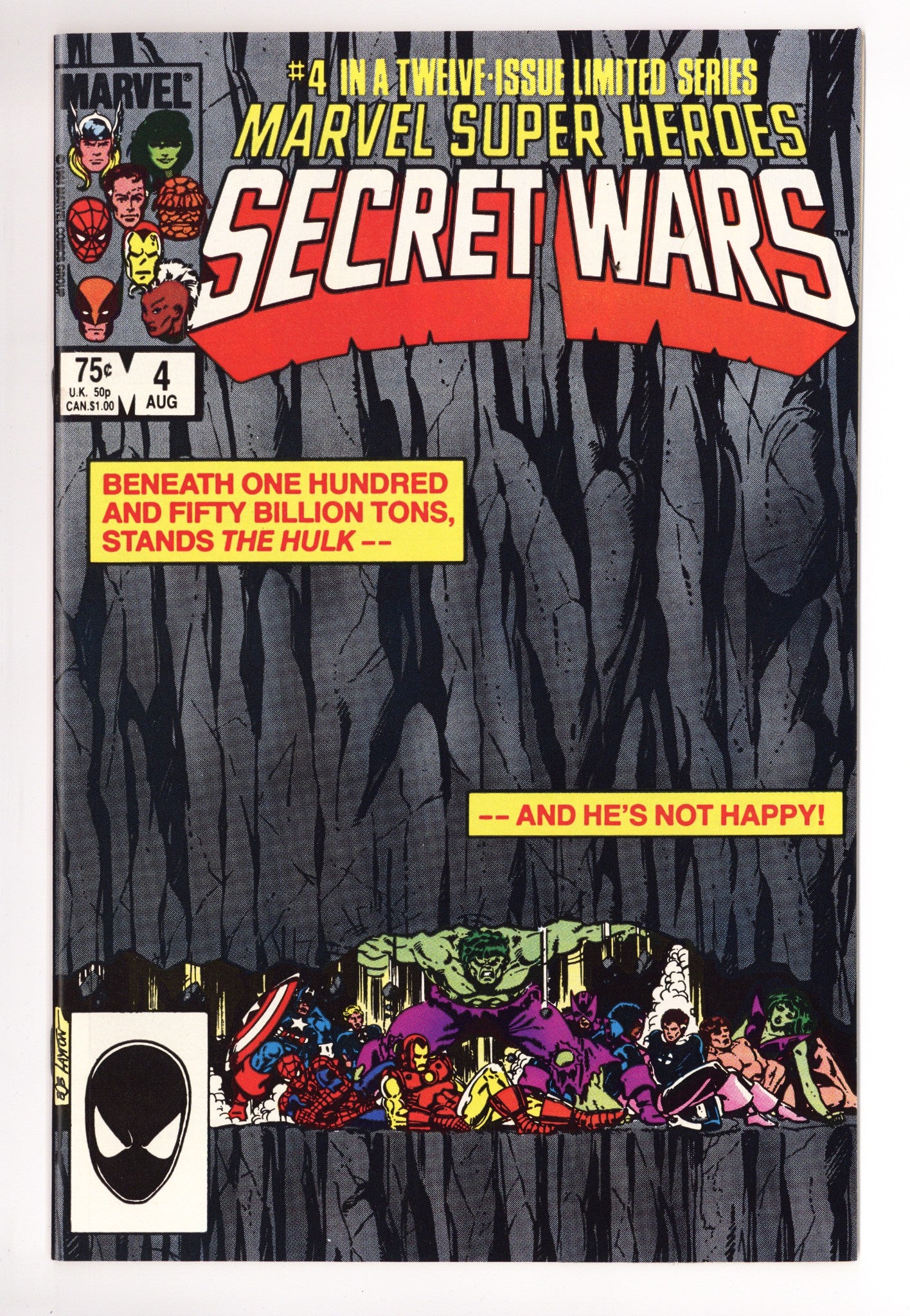 Marvel Super-Heroes Secret Wars 4 NM (9.4) (1984) 